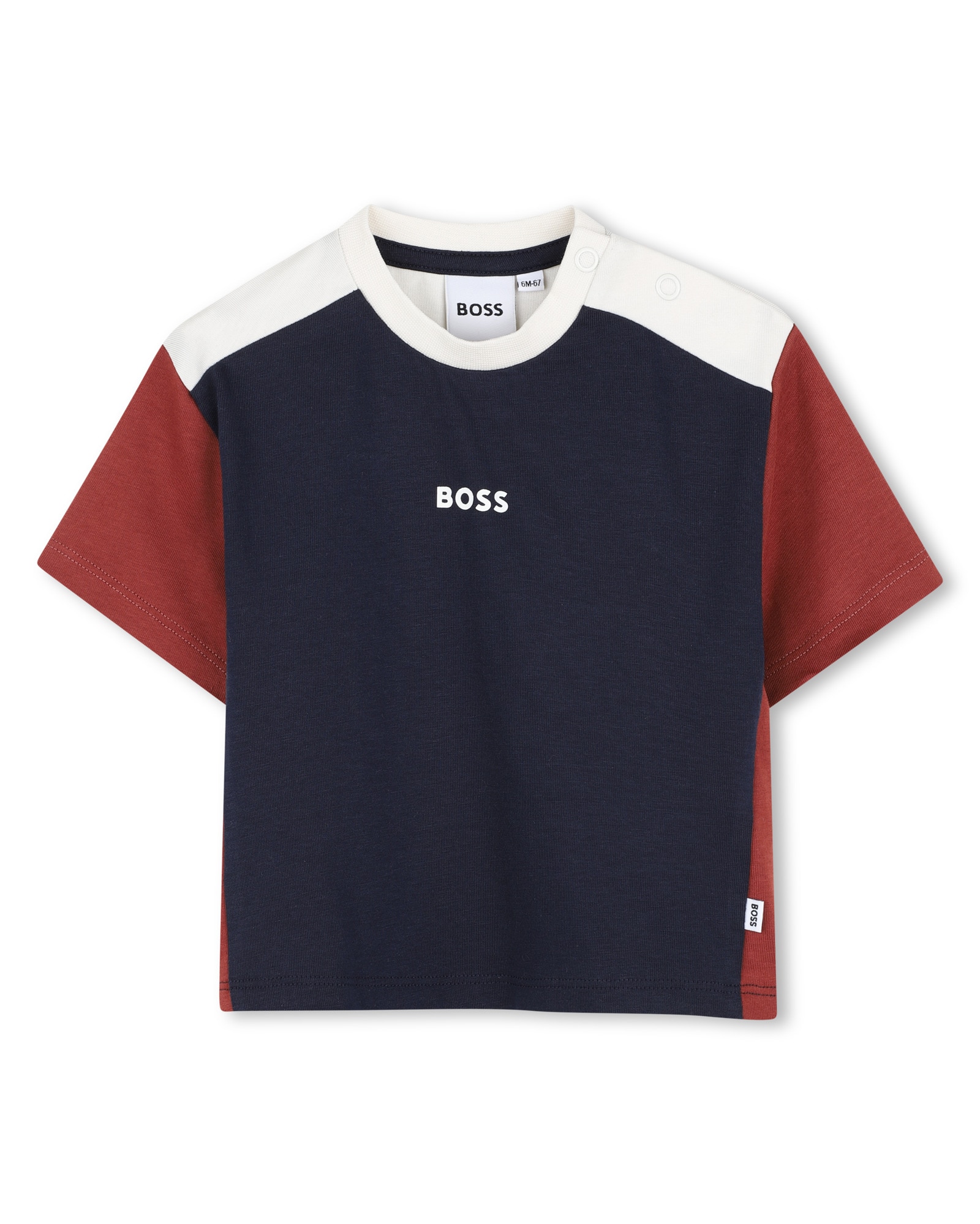 Imagen 0 de Camiseta de bebé niño de manga corta con fantasía Azul marino