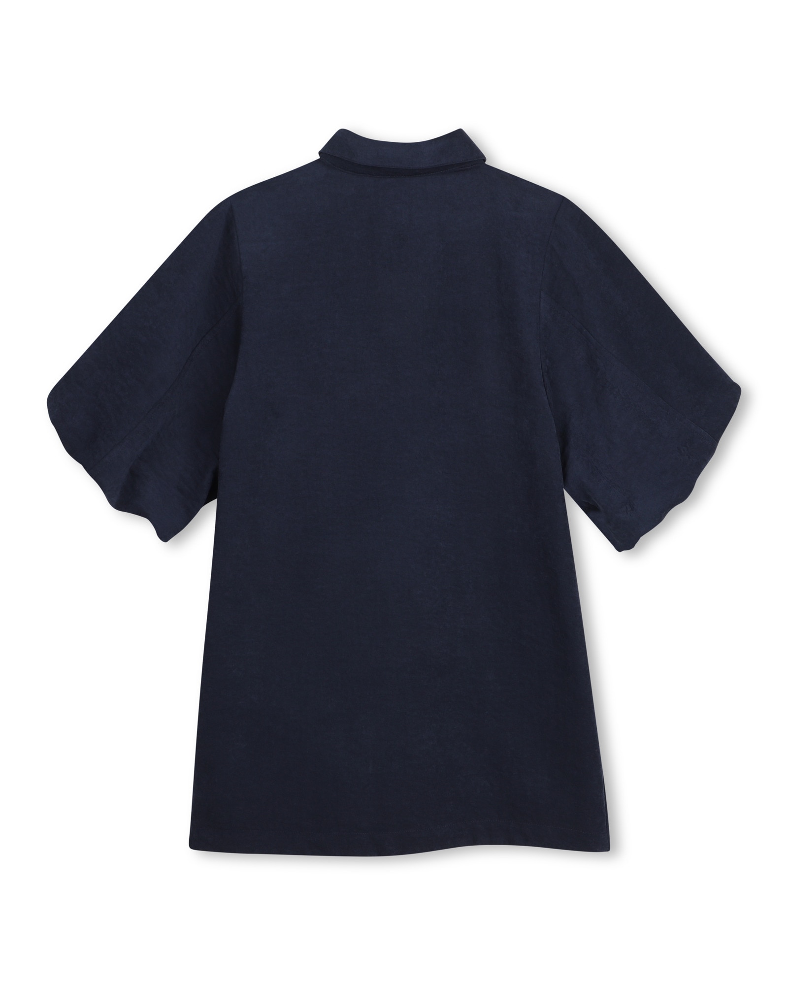 Imagen 3 de Vestido de niña de manga larga liso - BOSS Kidswear - Azul marino Azul marino