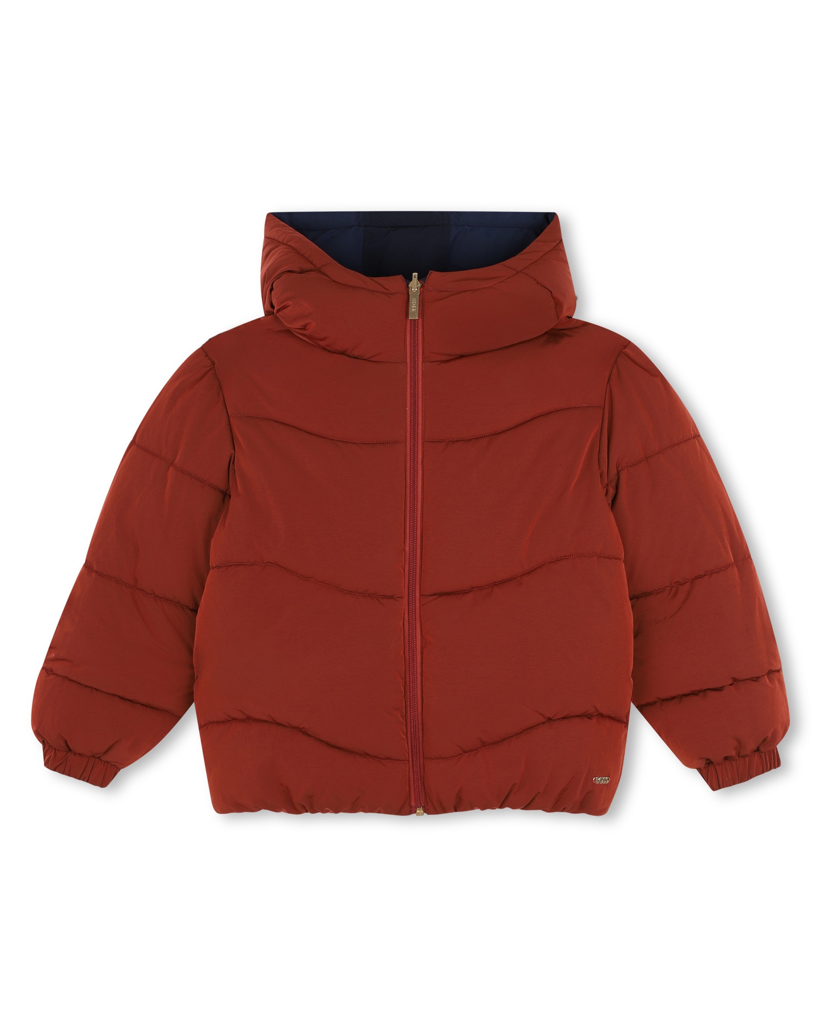 Abrigo de niña liso - BOSS Kidswear - Azul marino Azul marino-2