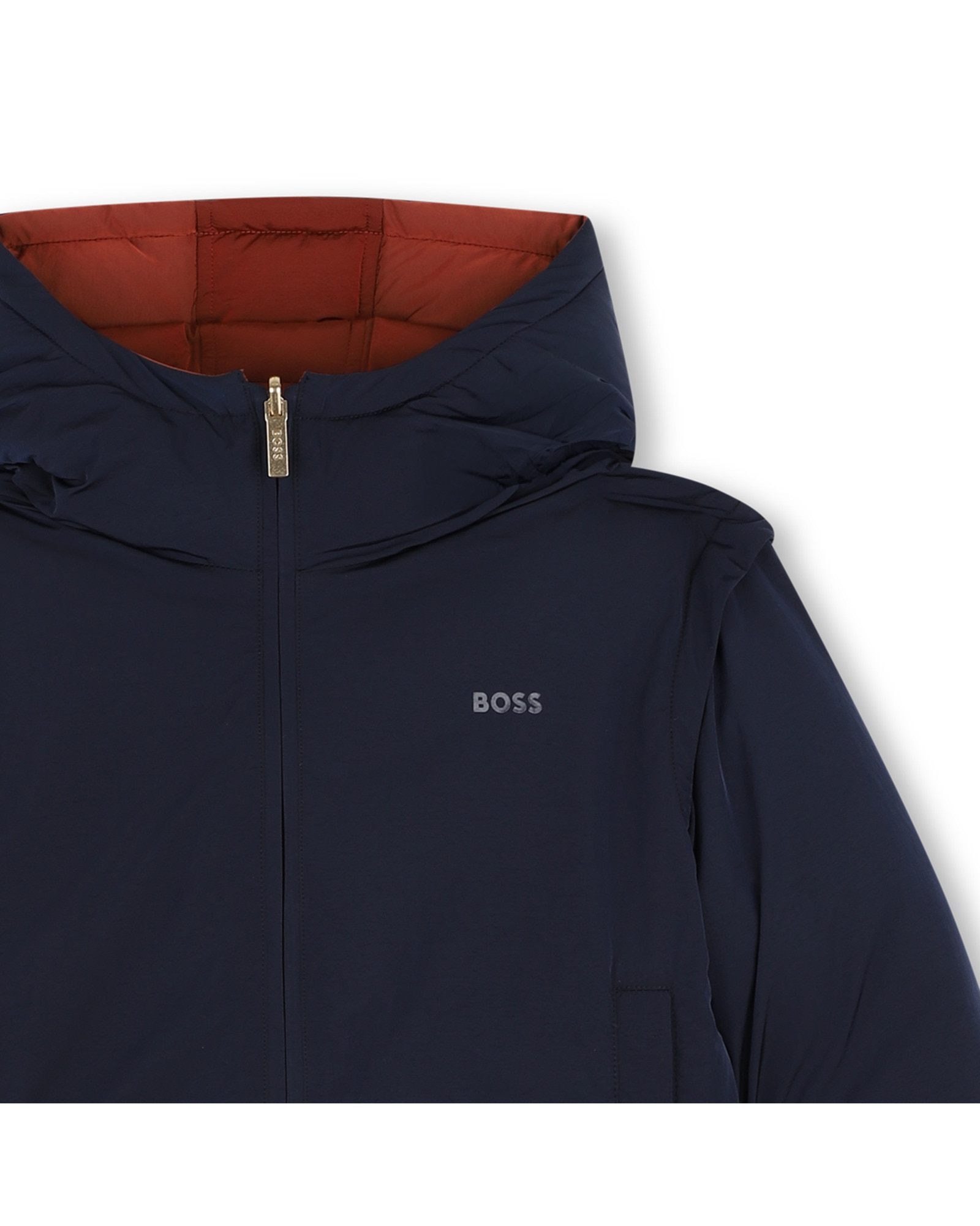 Abrigo de niña liso - BOSS Kidswear - Azul marino Azul marino-6