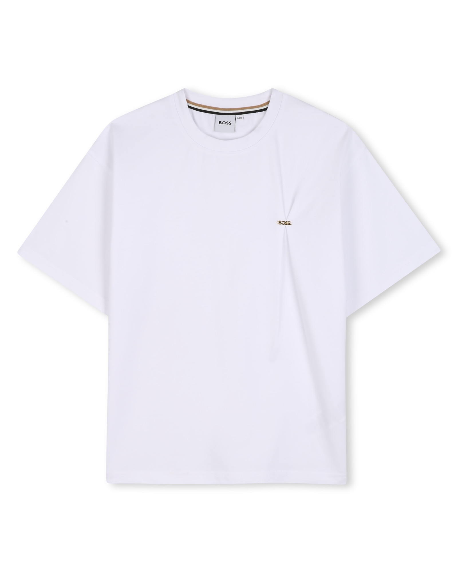 Imagen 1 de Camiseta de niña de manga corta liso - BOSS Kidswear - Blanco Blanco