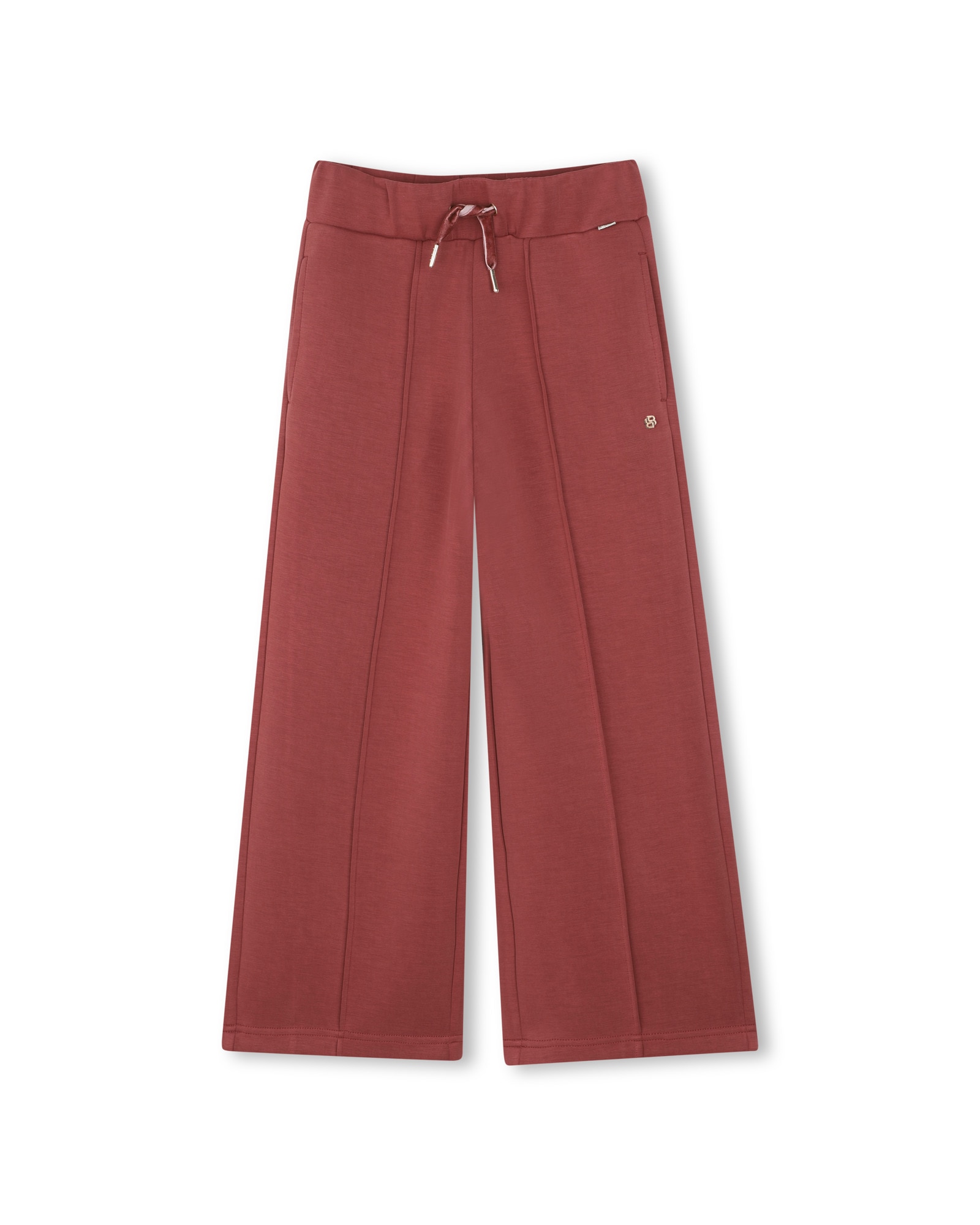 Imagen 1 de Pantalón deportivo de niña liso Burdeos