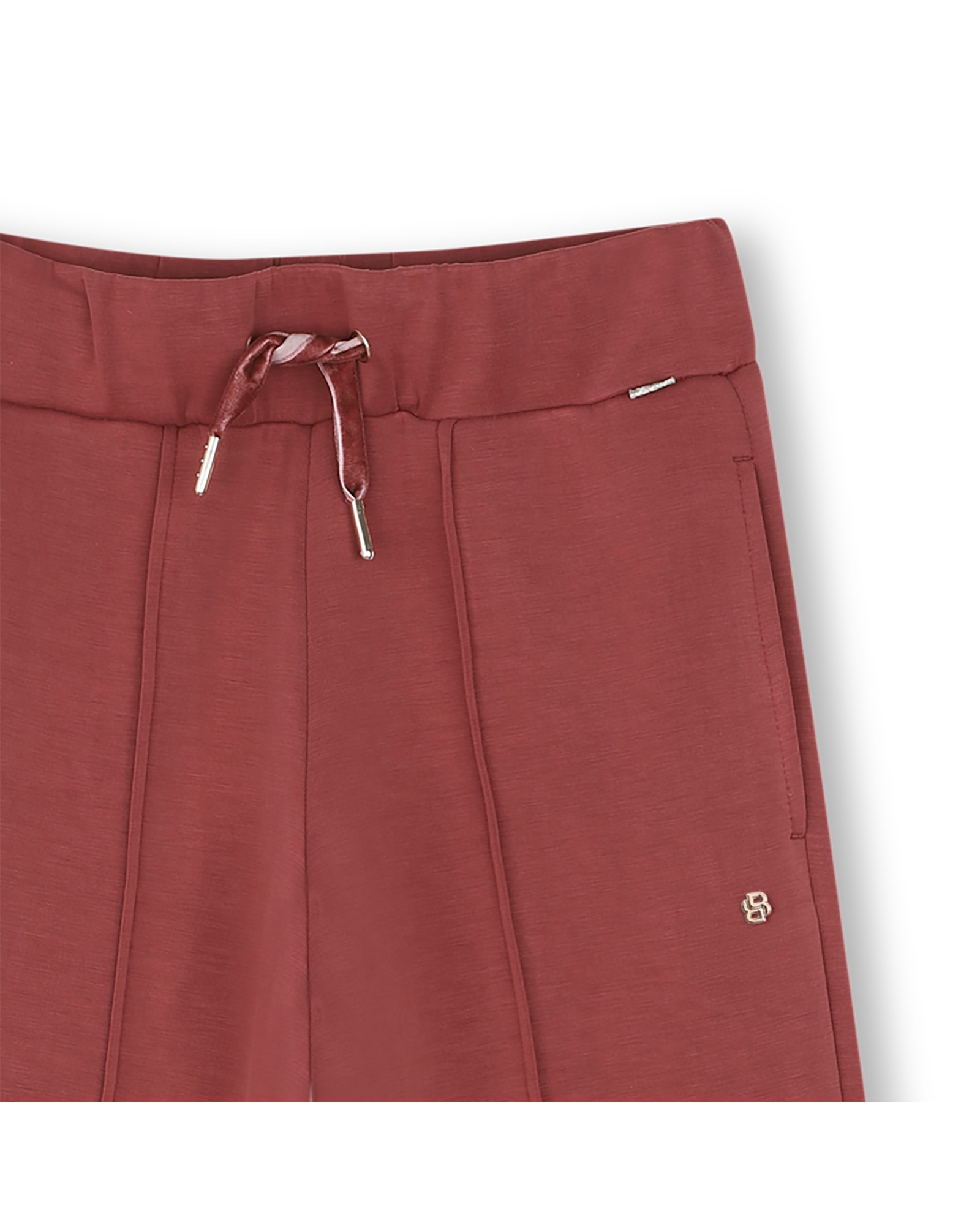 Imagen 2 de Pantalón deportivo de niña liso - BOSS Kidswear - Burdeos Burdeos