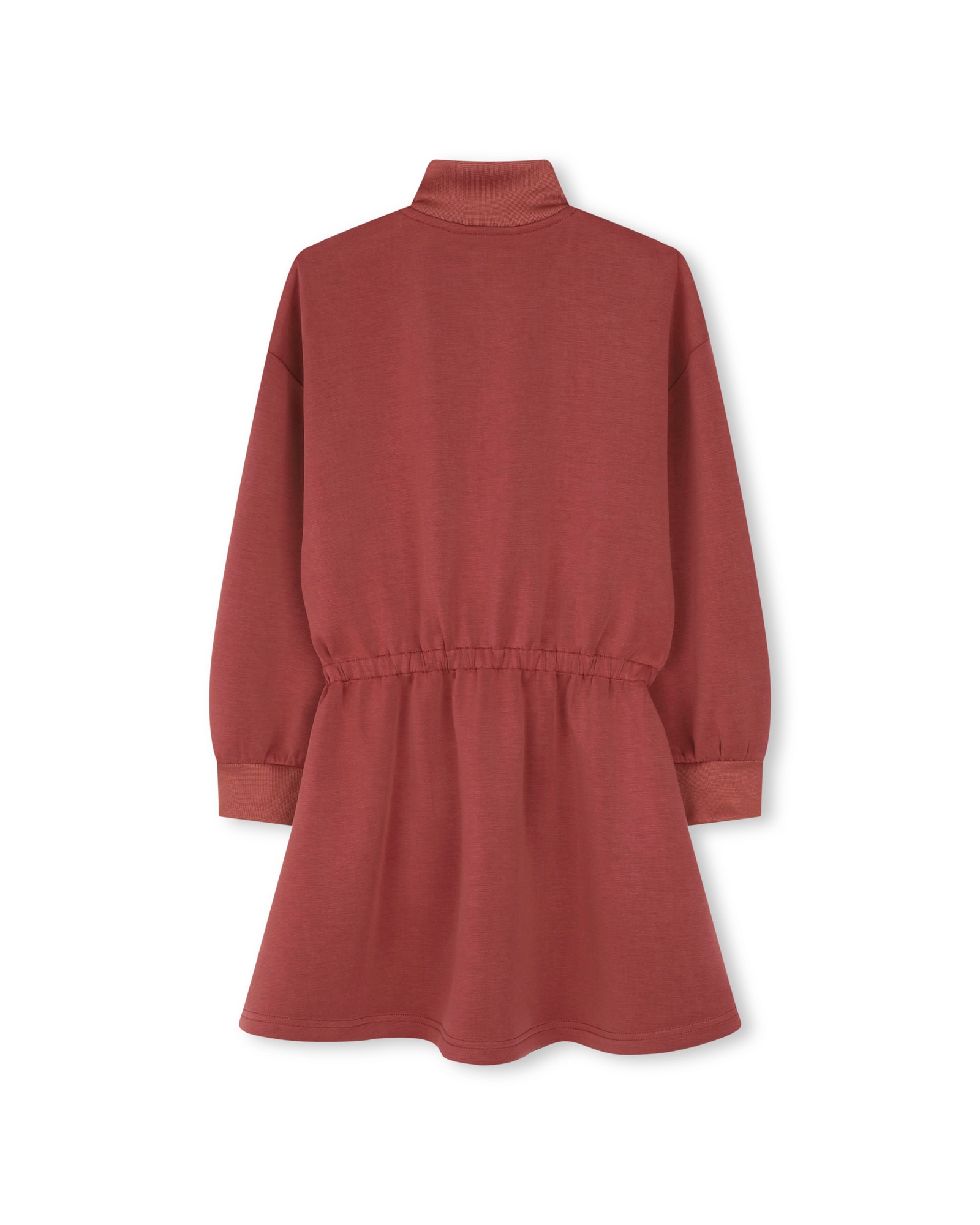 Imagen 3 de Vestido de niña de manga larga liso - BOSS Kidswear - Burdeos Burdeos