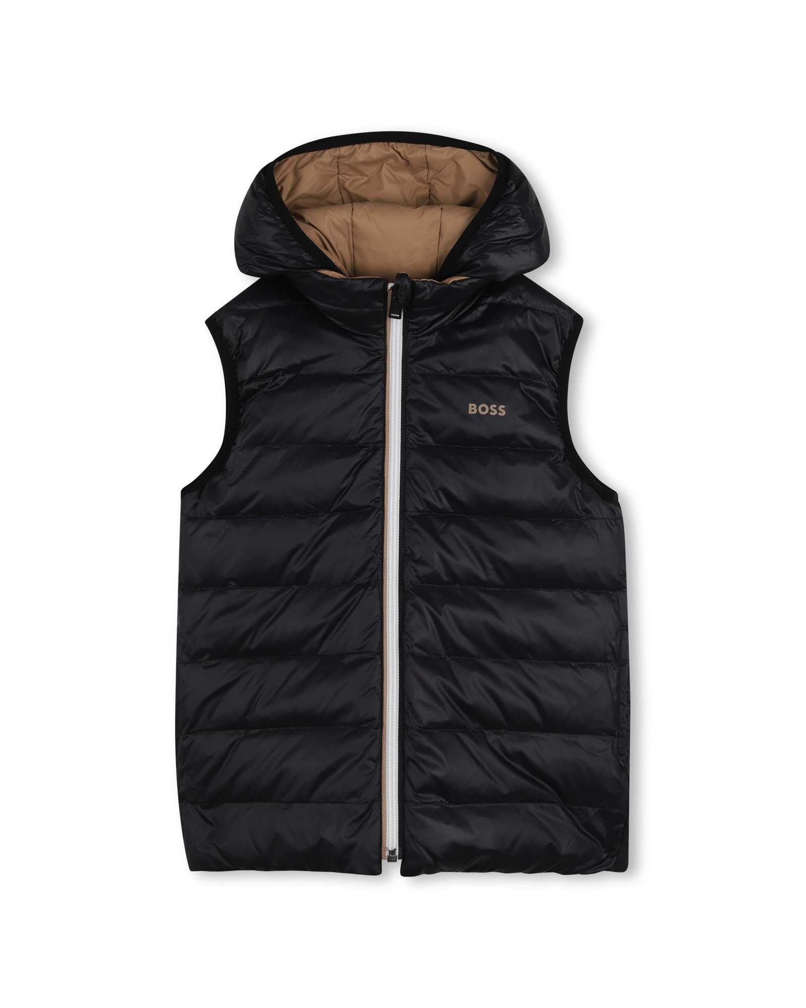 Abrigo de niño liso - BOSS Kidswear - Marrón claro Marrón claro-2