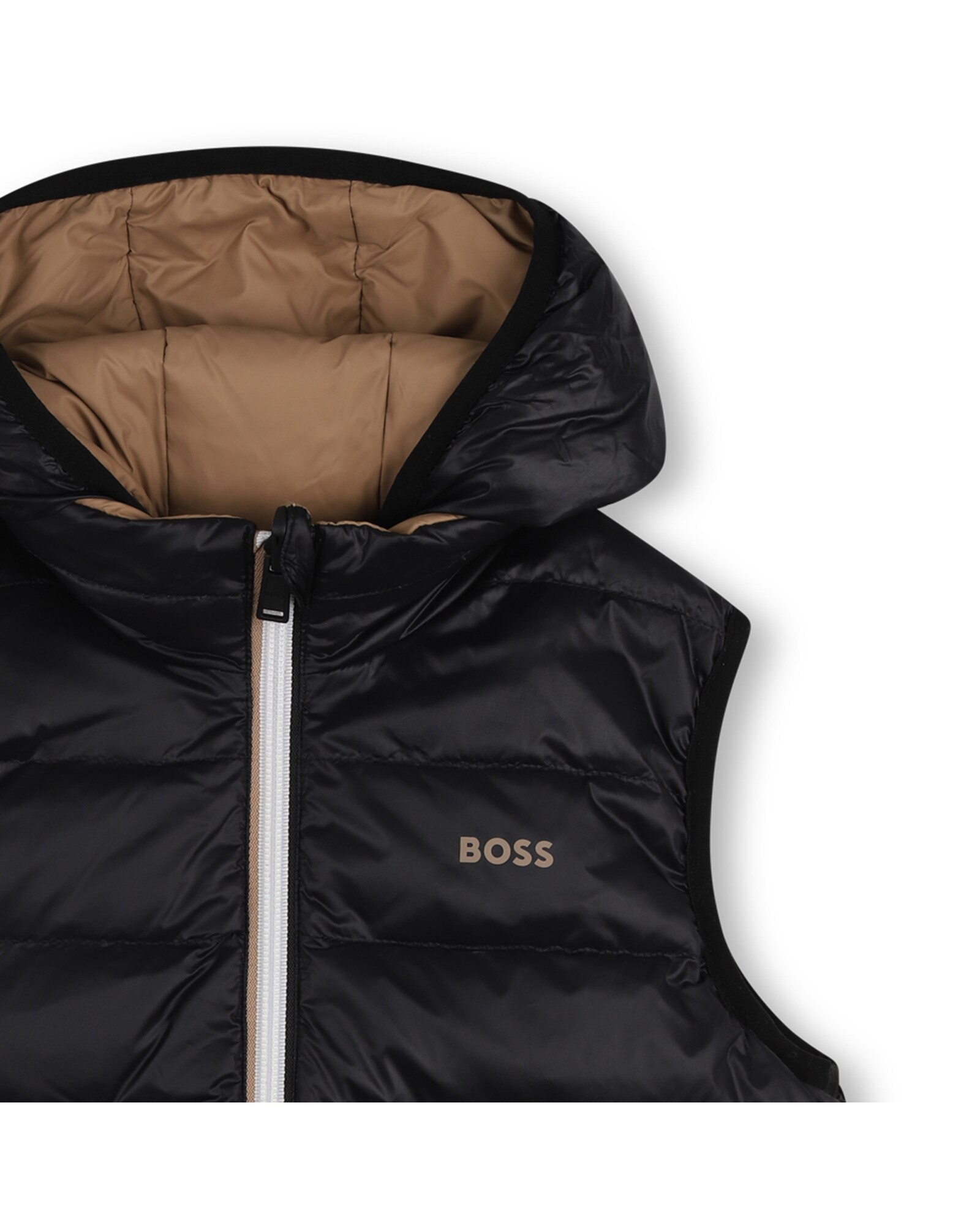 Abrigo de niño liso - BOSS Kidswear - Marrón claro Marrón claro-5