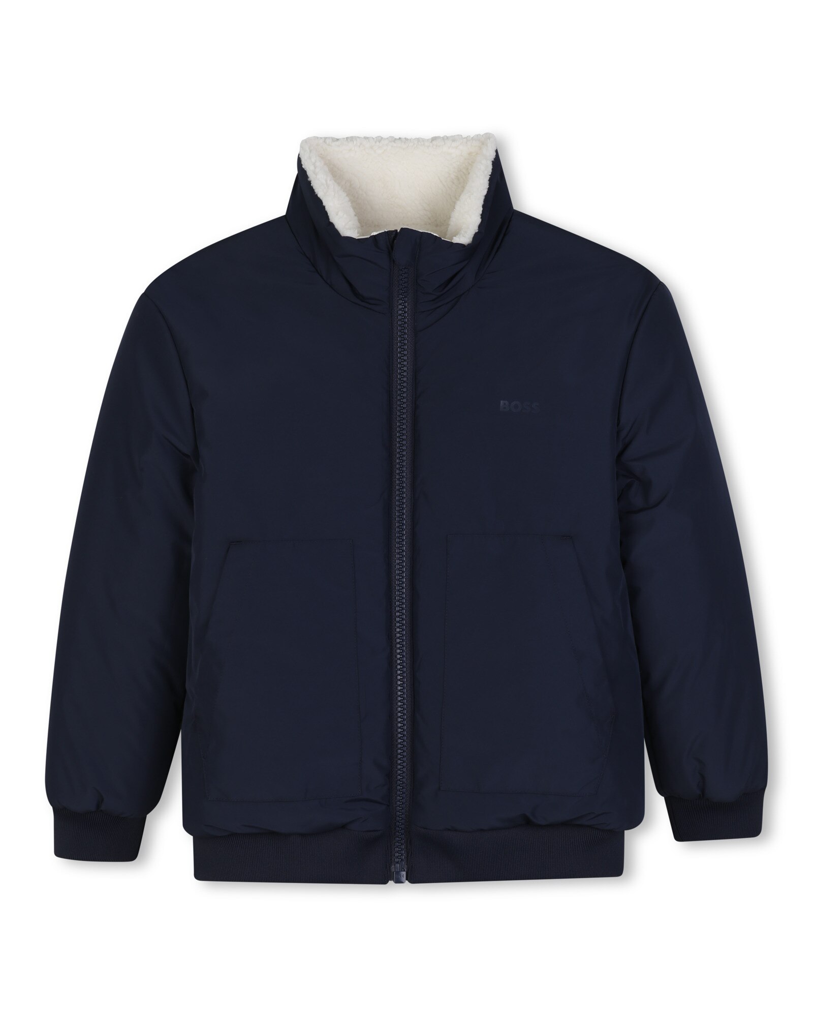 Abrigo de niño liso - BOSS Kidswear - Crudo Crudo-2