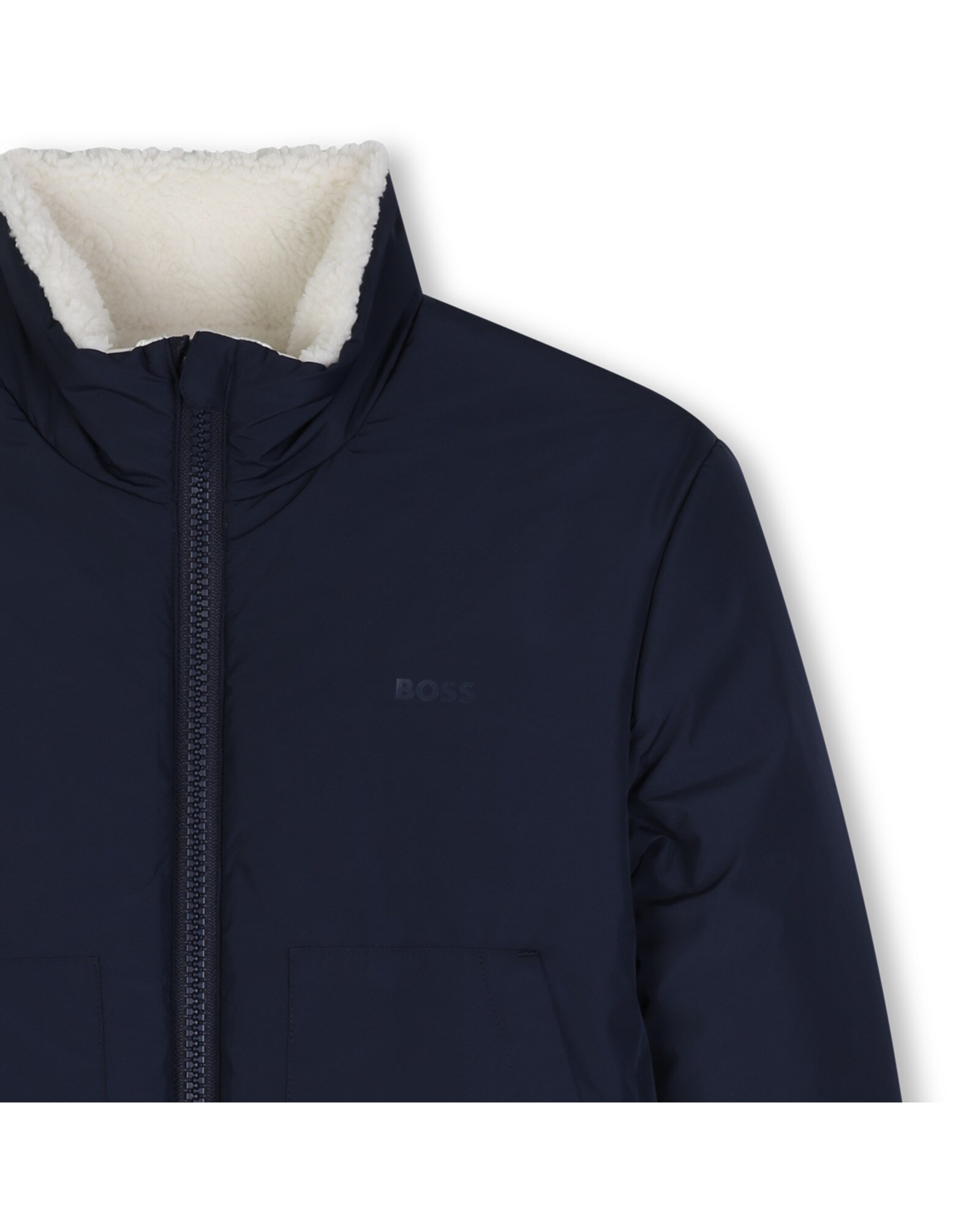 Abrigo de niño liso - BOSS Kidswear - Crudo Crudo-5