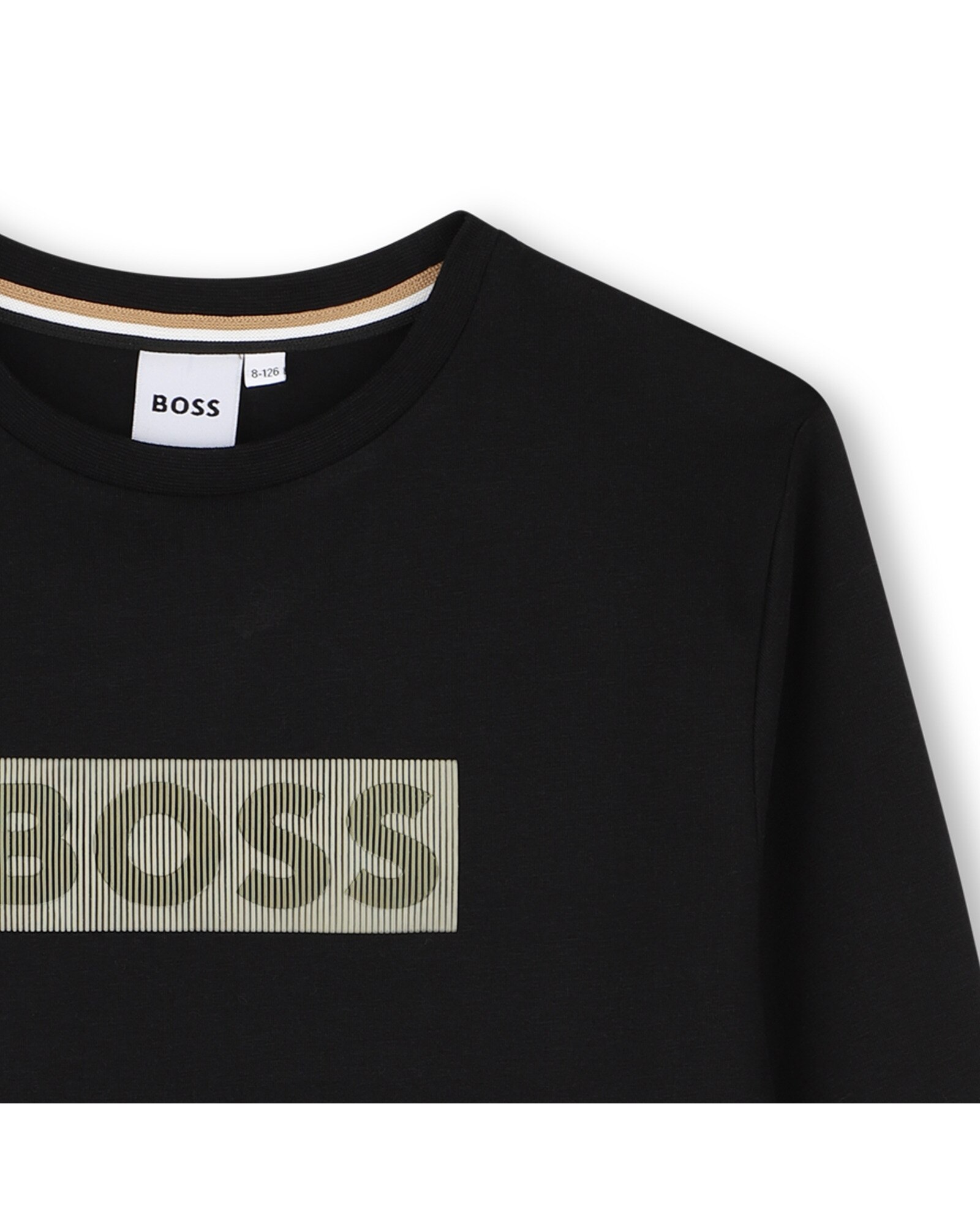 Imagen 2 de Camiseta de niño de manga larga con estampado grande - BOSS Kidswear - Negro Negro