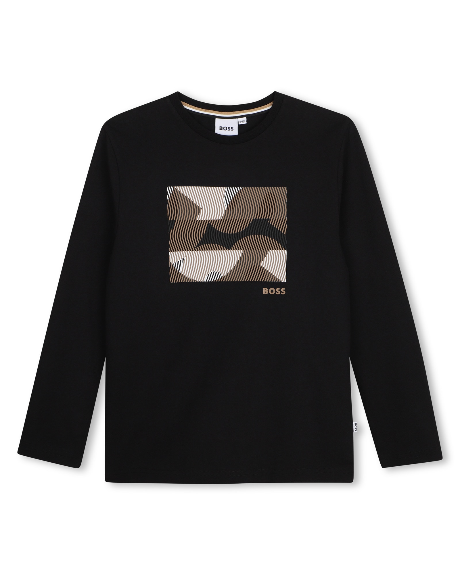 Imagen 0 de Camiseta de niño de manga larga con fantasía Negro