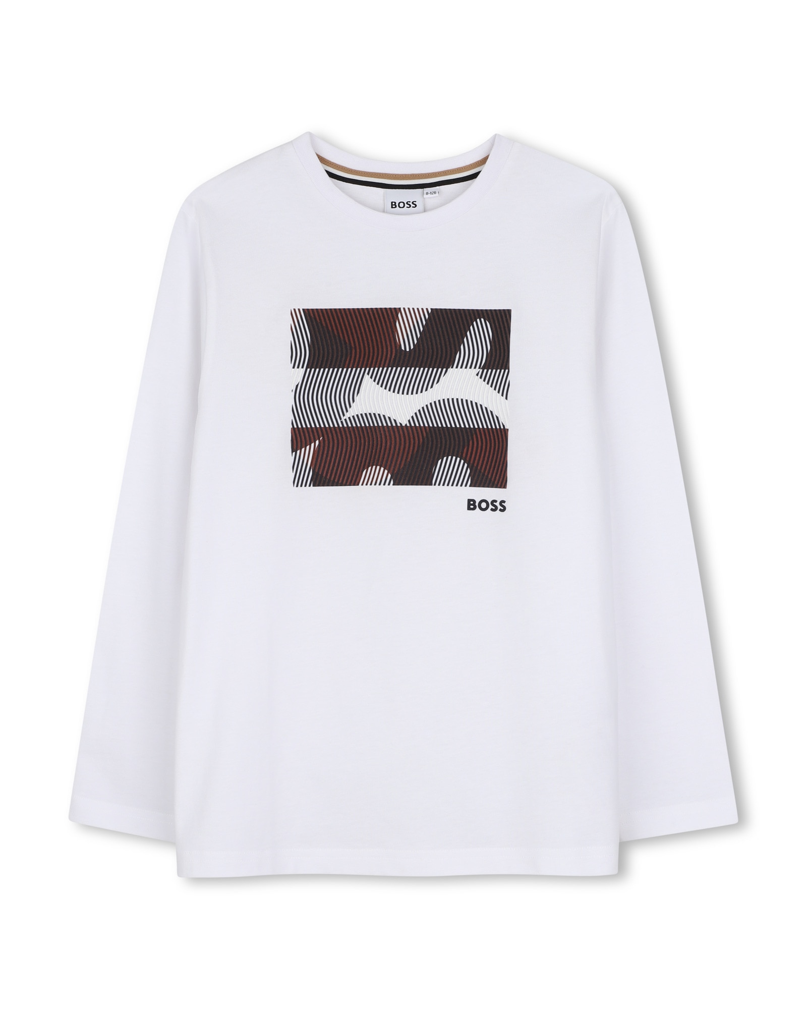 Imagen 1 de Camiseta de niño de manga larga con fantasía - BOSS Kidswear - Blanco Blanco