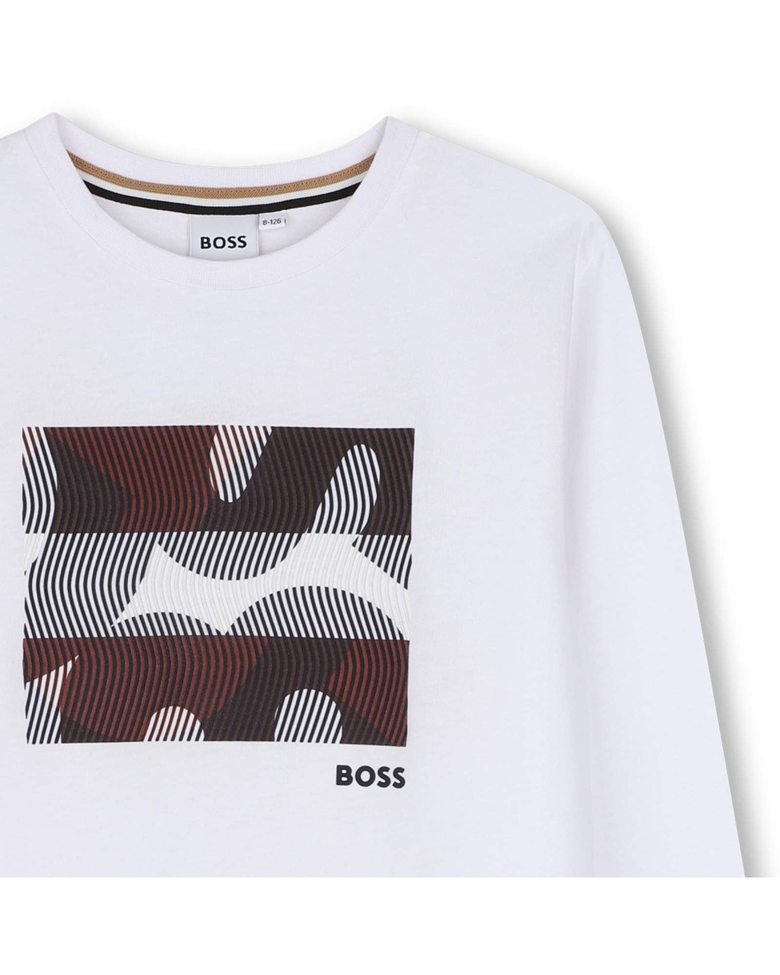 Imagen 2 de Camiseta de niño de manga larga con fantasía - BOSS Kidswear - Blanco Blanco