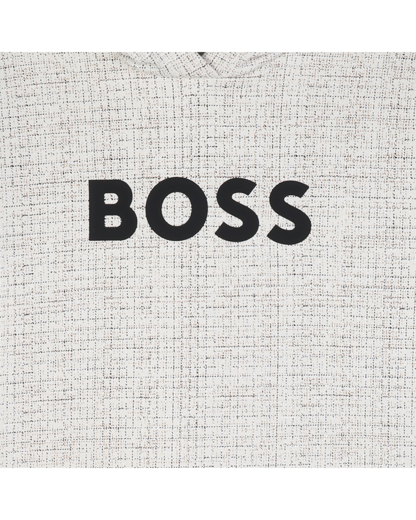 Imagen 2 de Sudadera con capucha de niño con cuadros - BOSS Kidswear - Crudo Crudo