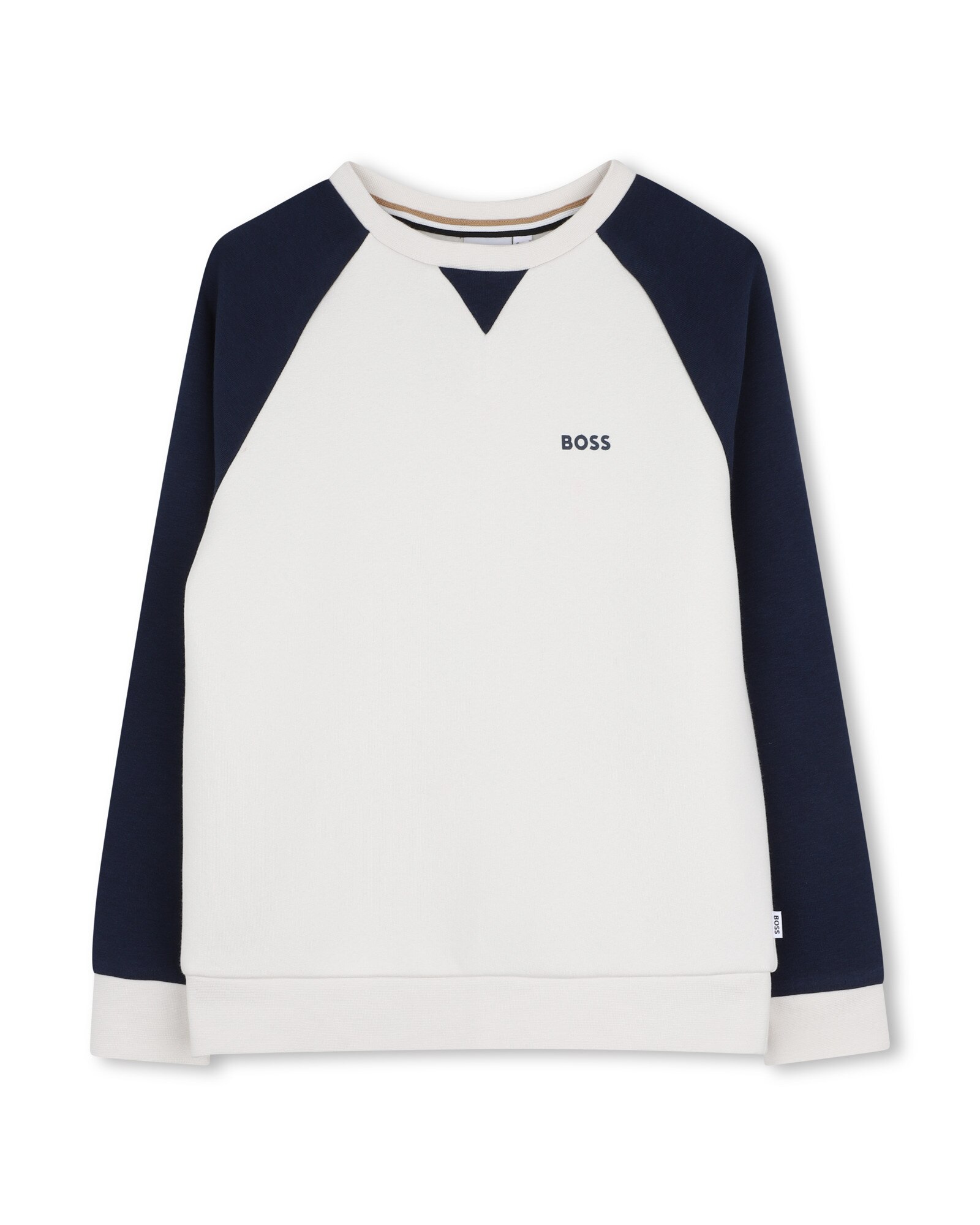 Sudadera con capucha de niño con fantasía - BOSS Kidswear - Crudo Crudo-1