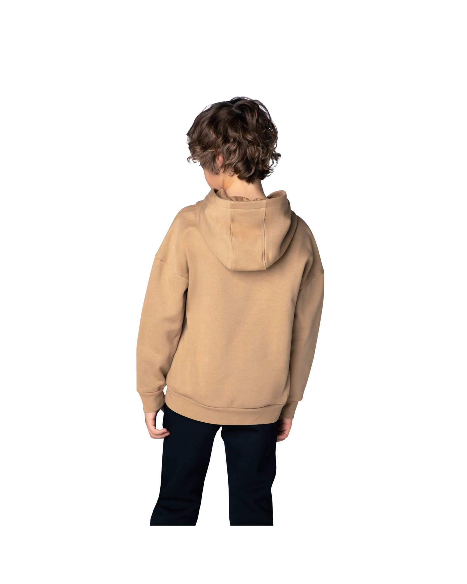 Imagen 2 de Sudadera con capucha de niño con estampado grande - BOSS Kidswear - Marrón claro Marrón claro
