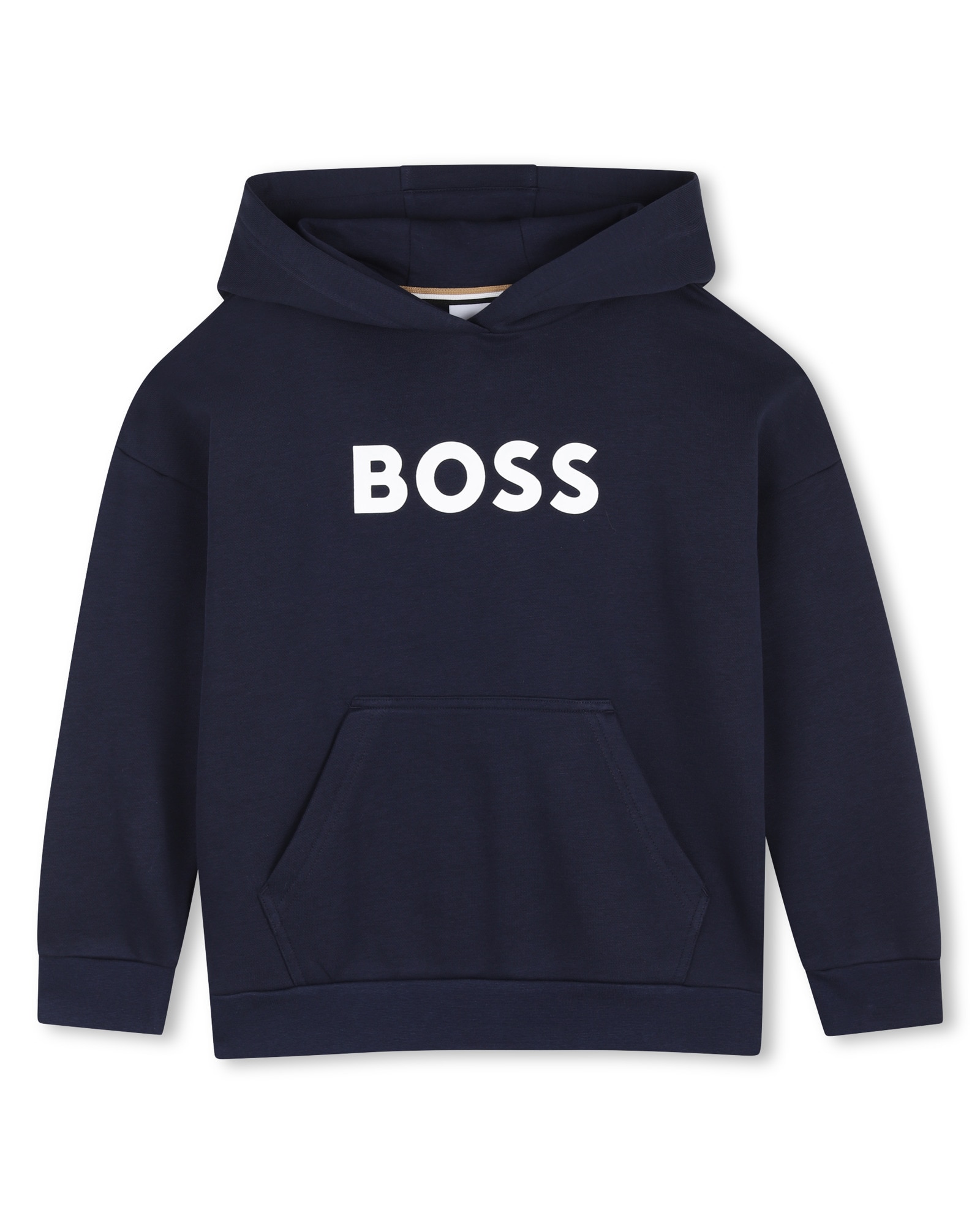 Sudadera con capucha de niño con estampado grande - BOSS Kidswear - Azul marino Azul marino-1