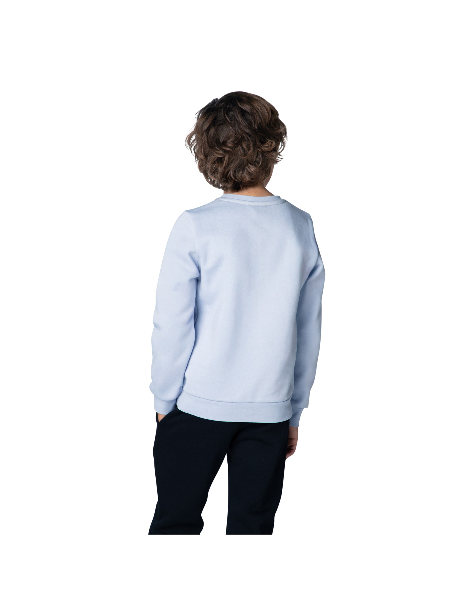 Sudadera con capucha de niño con estampado grande - BOSS Kidswear - Azul claro Azul claro-2