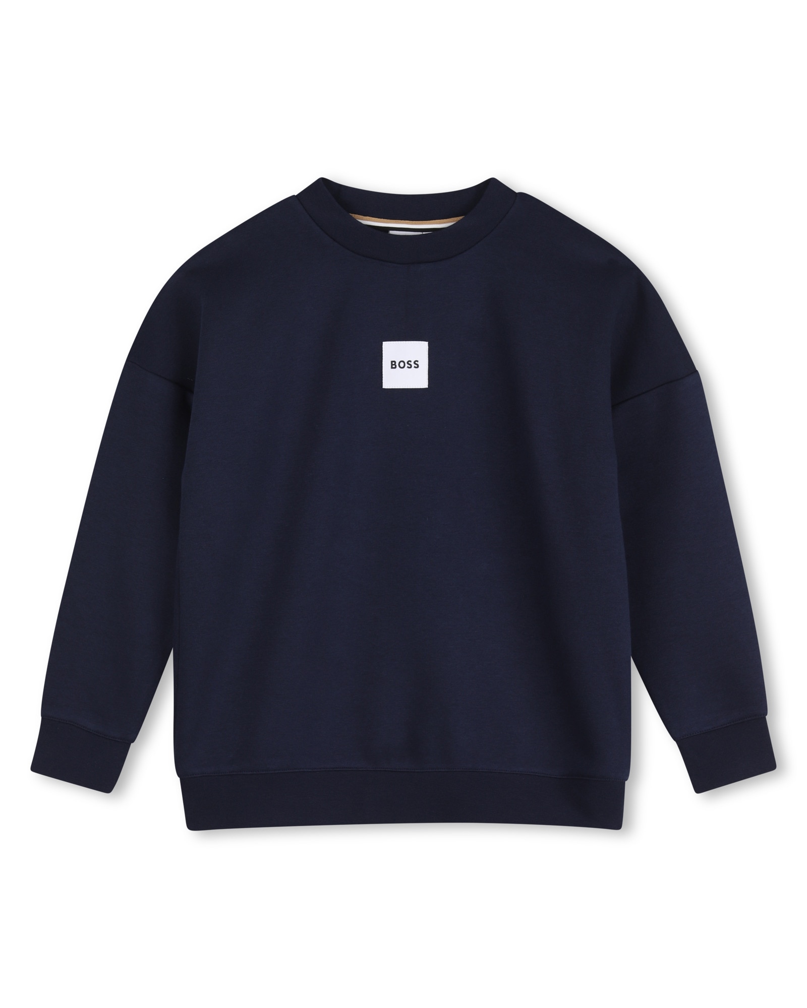 Imagen 0 de Sudadera con capucha de niño con estampado grande Azul marino