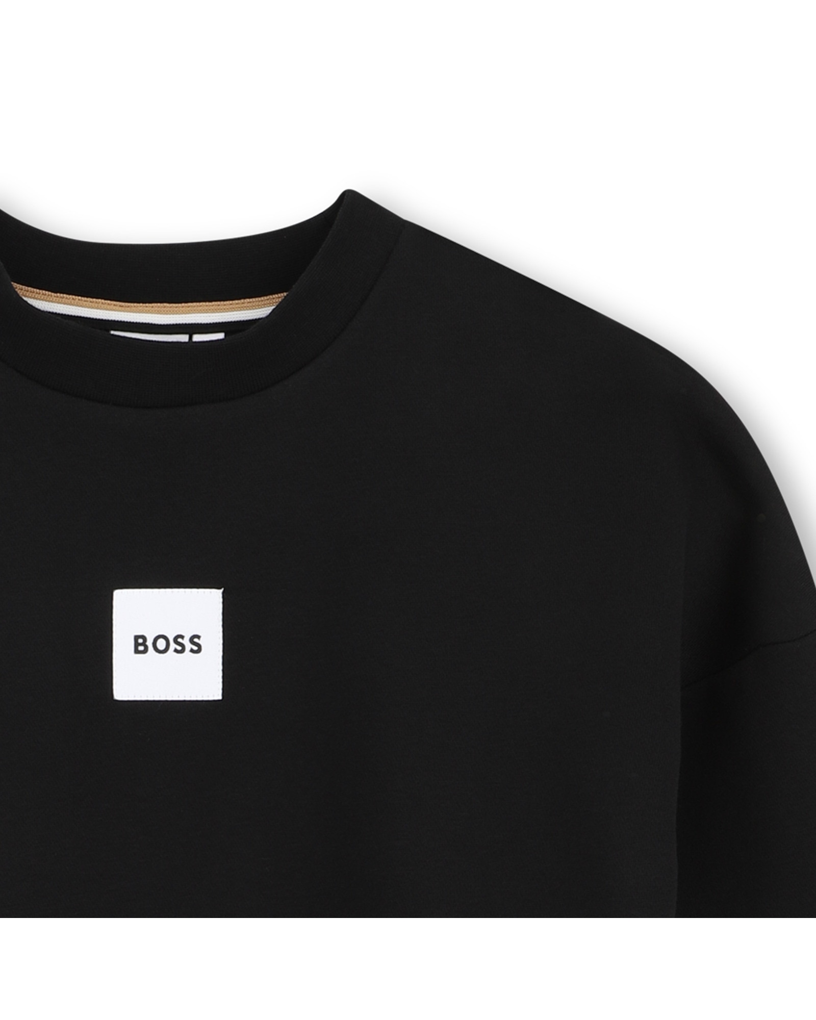 Imagen 2 de Sudadera con capucha de niño con estampado grande - BOSS Kidswear - Negro Negro