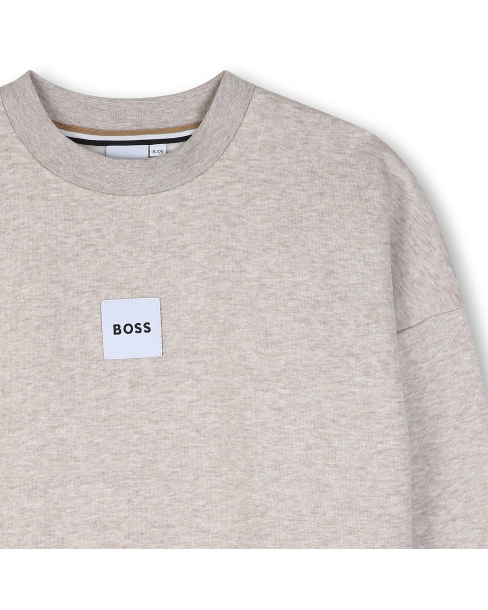 Imagen 2 de Sudadera con capucha de niño con estampado grande - BOSS Kidswear - Crudo Crudo