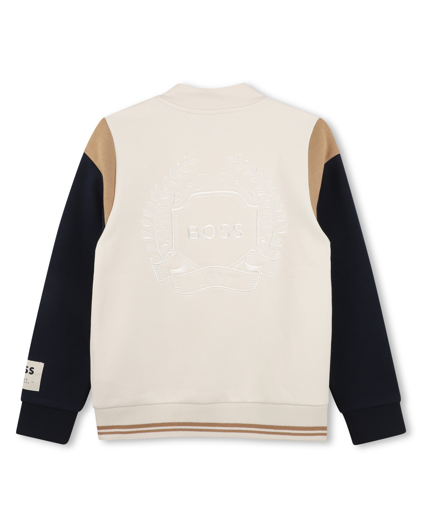 Cazadora de niño con fantasía - BOSS Kidswear - Crudo Crudo-3
