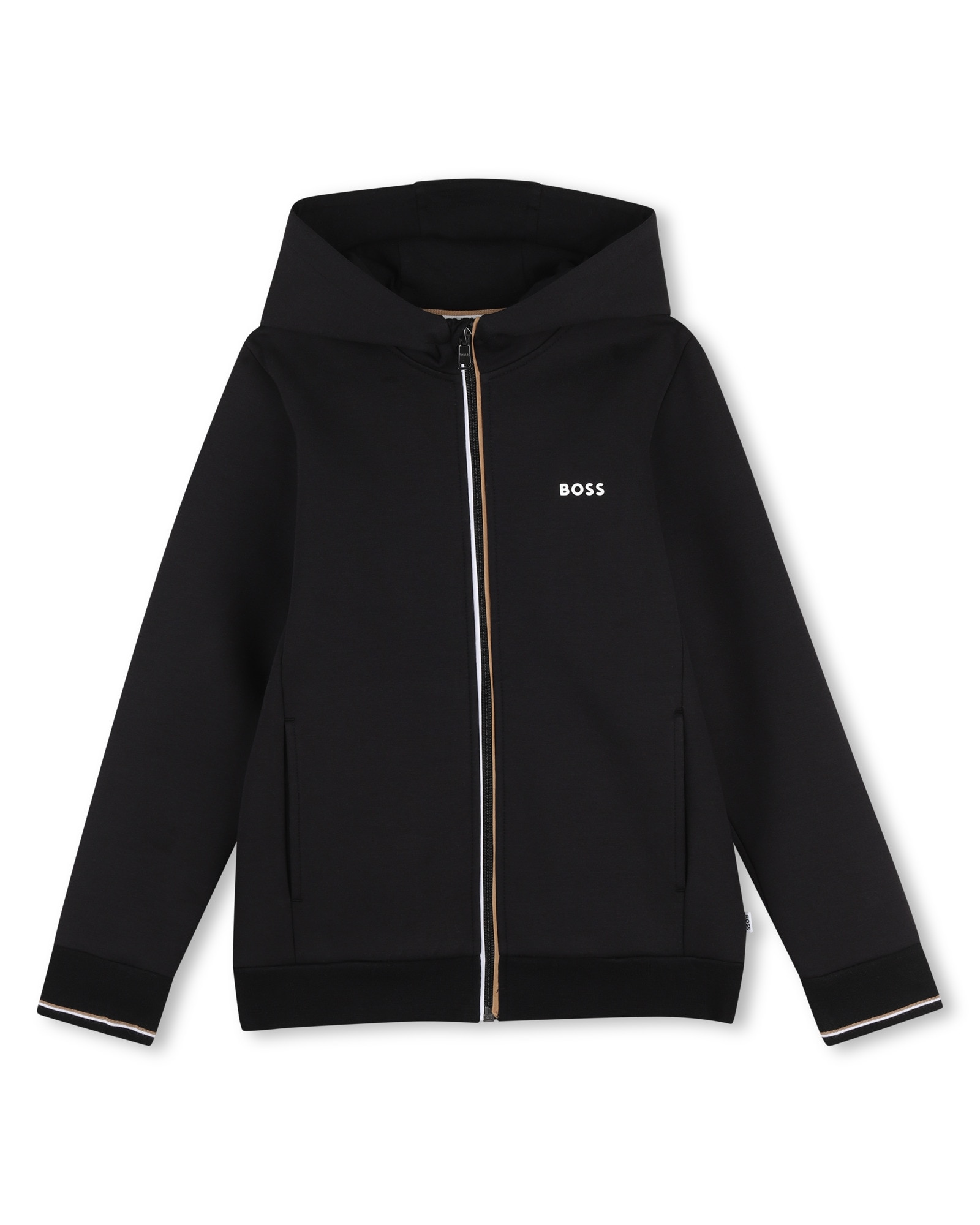 Imagen 0 de Sudadera sin capucha de niño liso Negro