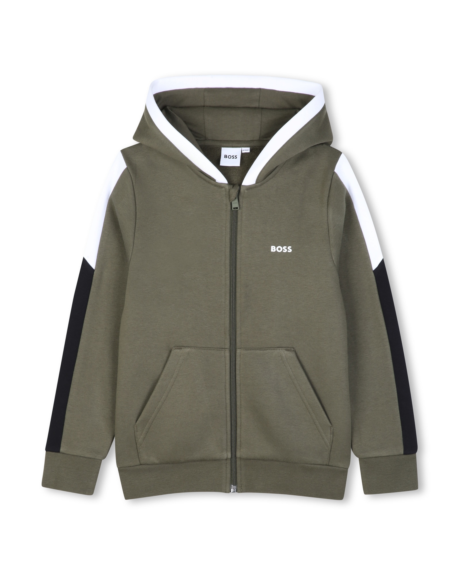 Imagen 0 de Sudadera con capucha de niño liso Verde