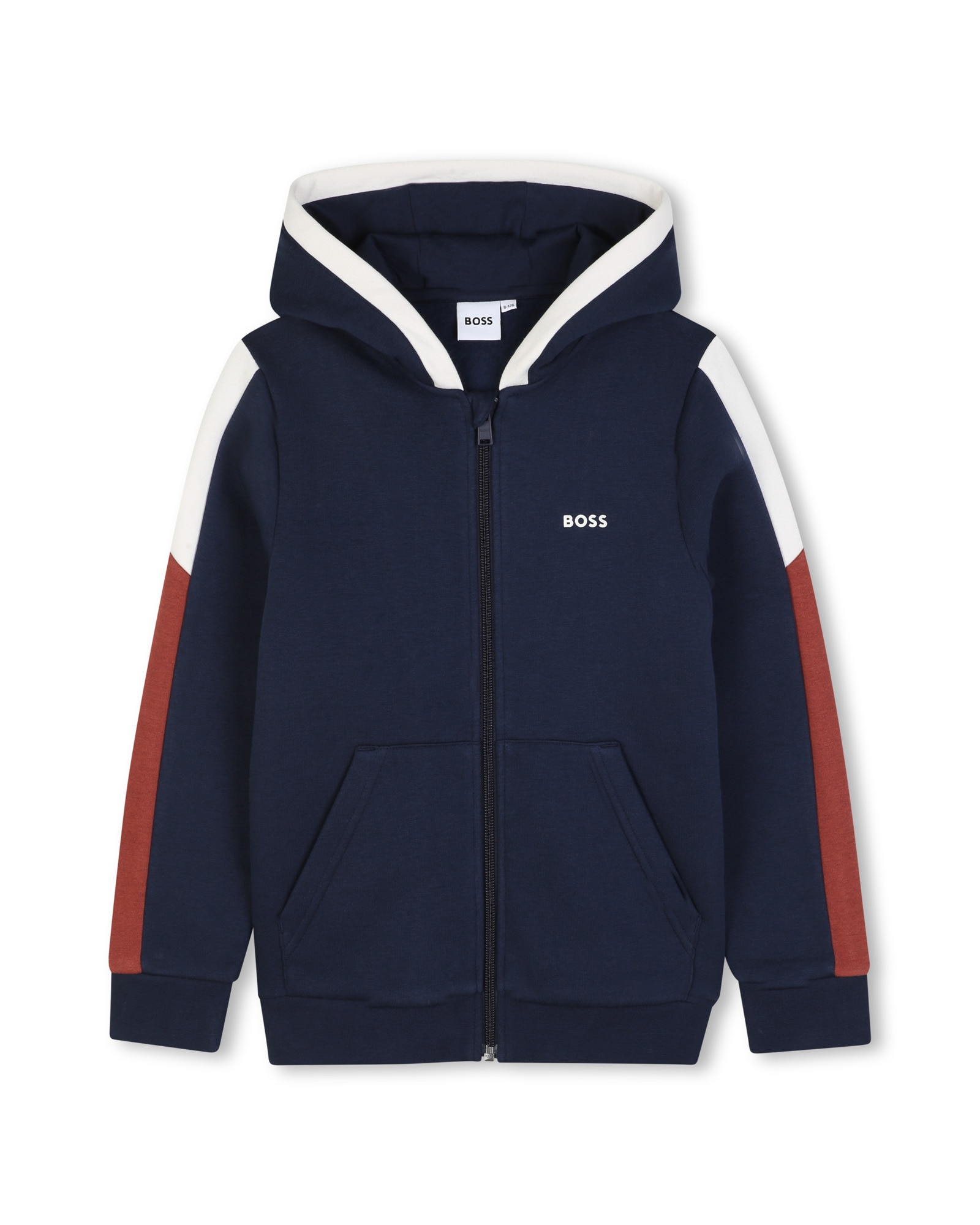 Sudadera con capucha de niño liso - BOSS Kidswear - Azul marino Azul marino-1