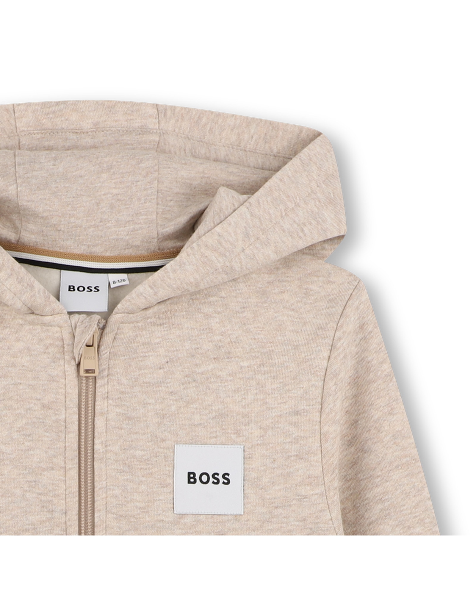 Sudadera sin capucha de niño liso - BOSS Kidswear - Crudo Crudo-2