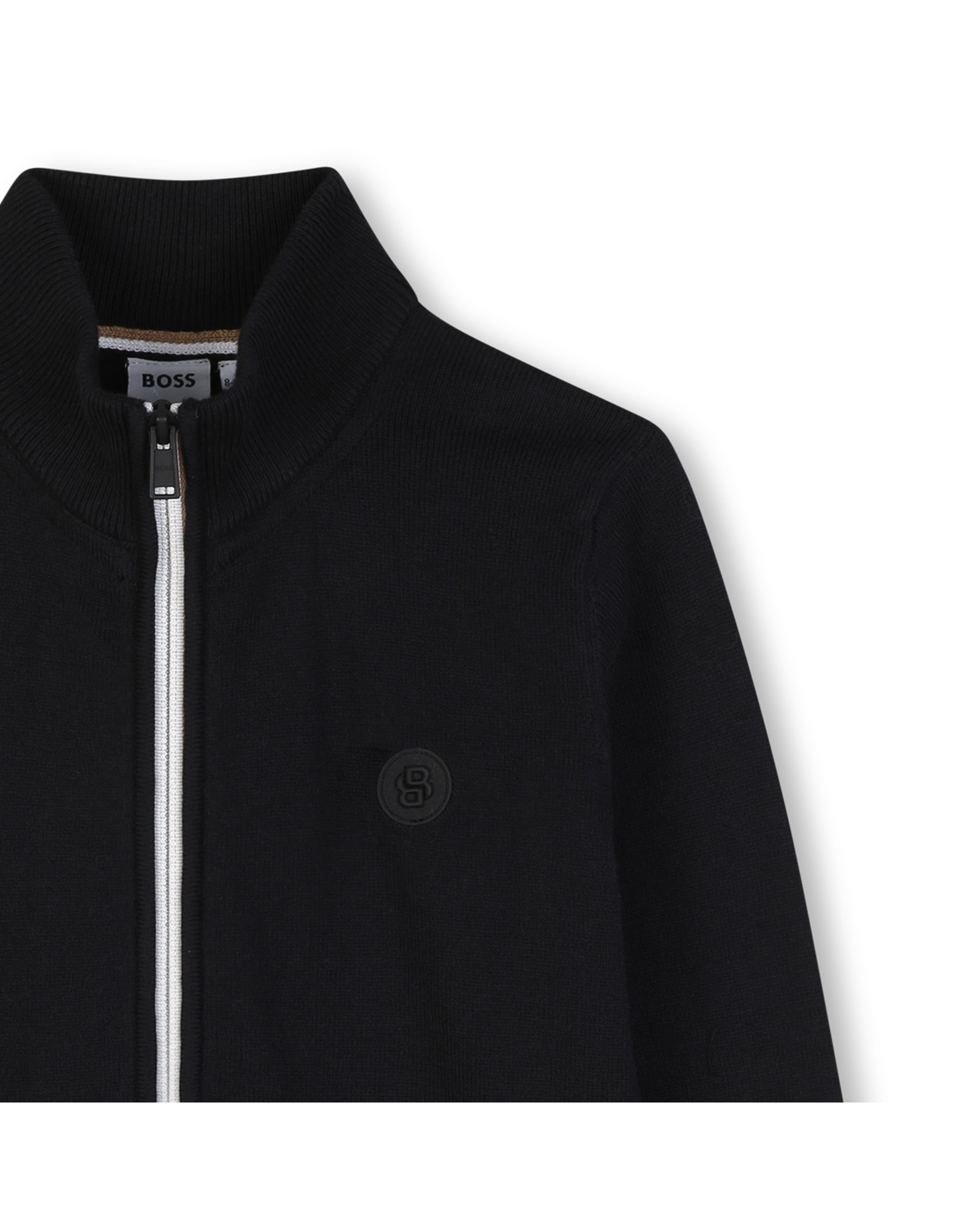 Imagen 2 de Chaqueta de punto de niño liso - BOSS Kidswear - Negro Negro