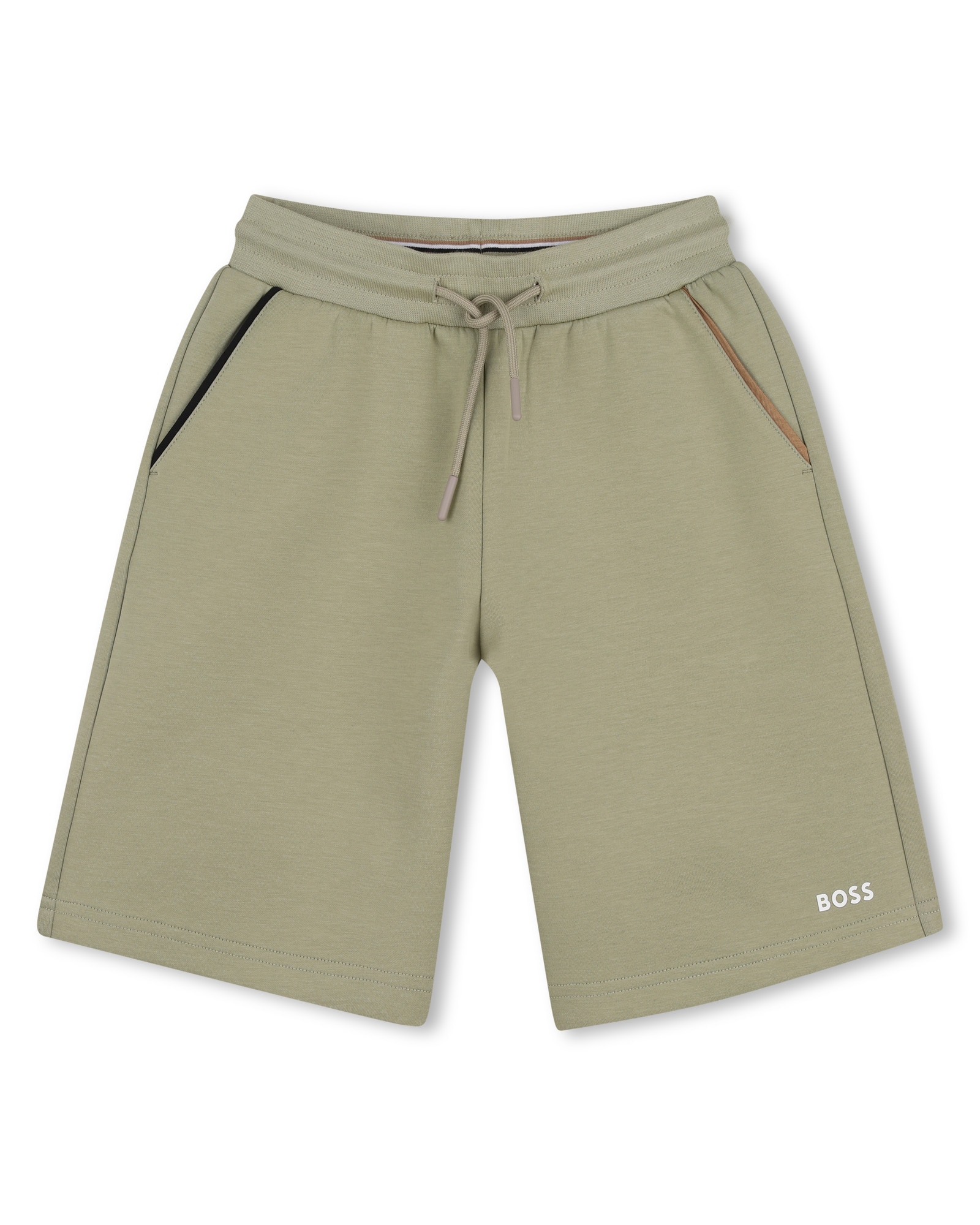 Bermuda de niño liso - BOSS Kidswear - Verde Verde-1