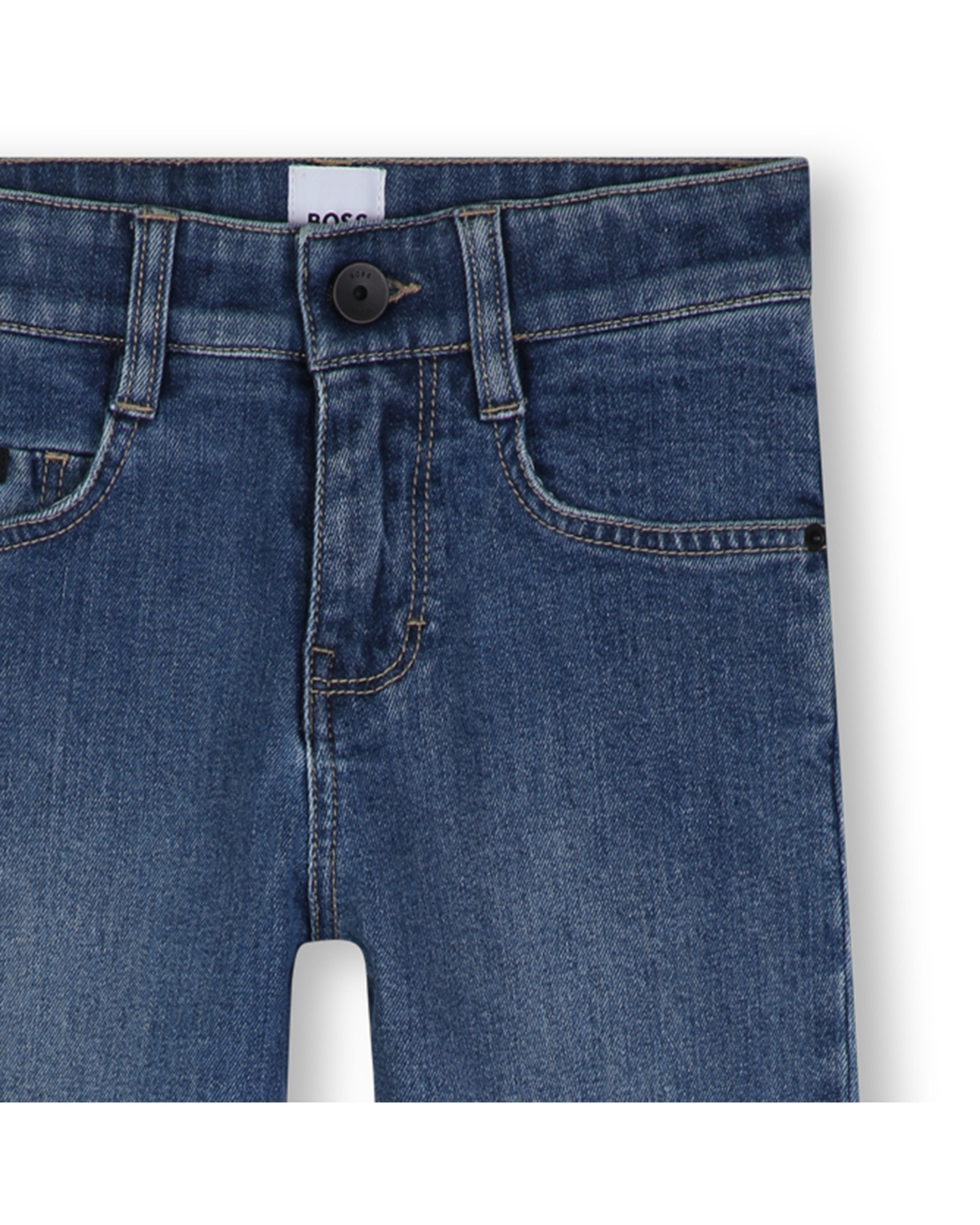 Vaquero de niño liso - BOSS Kidswear - Azul Azul-2