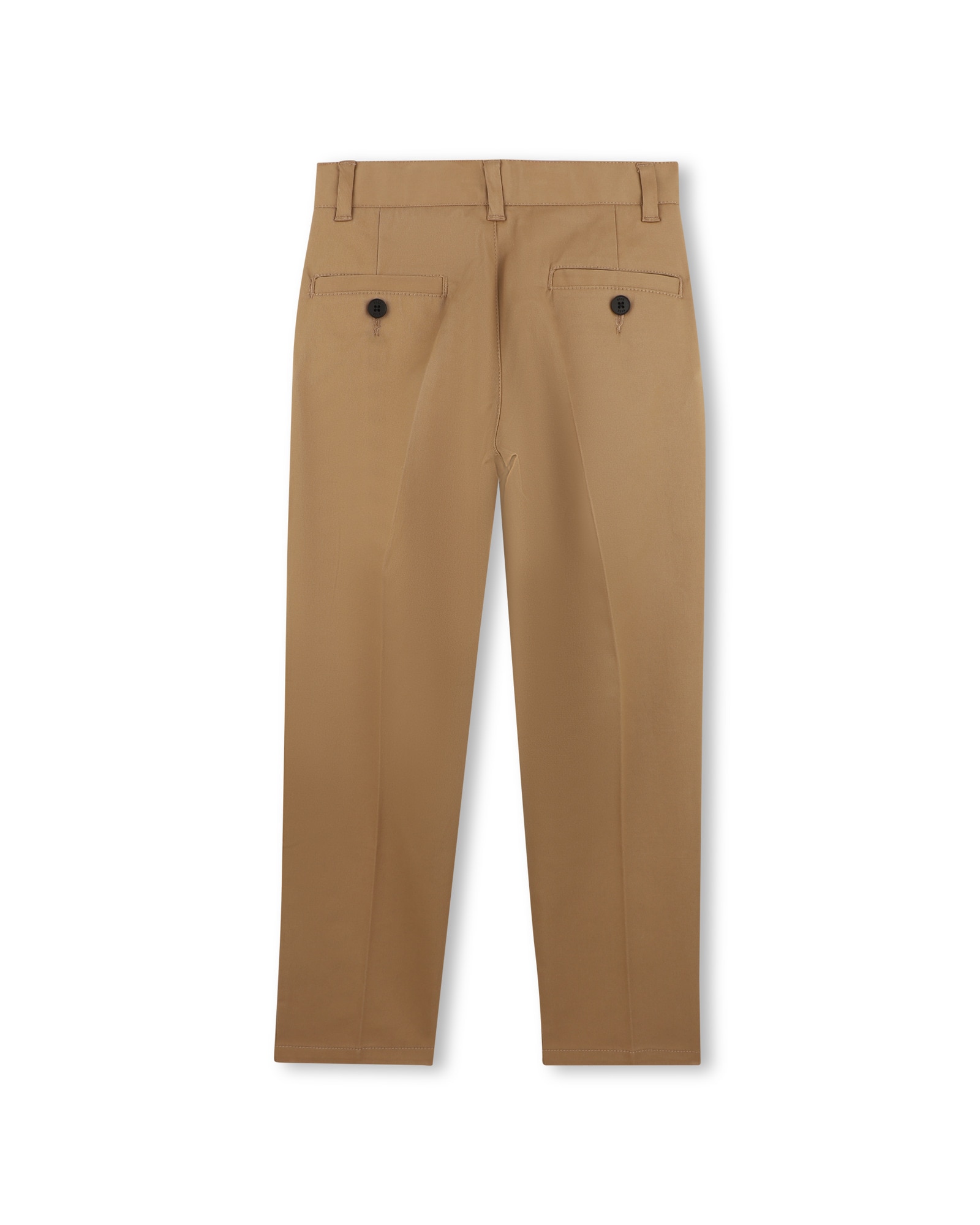 Chino de niño liso - BOSS Kidswear - Marrón claro Marrón claro-3