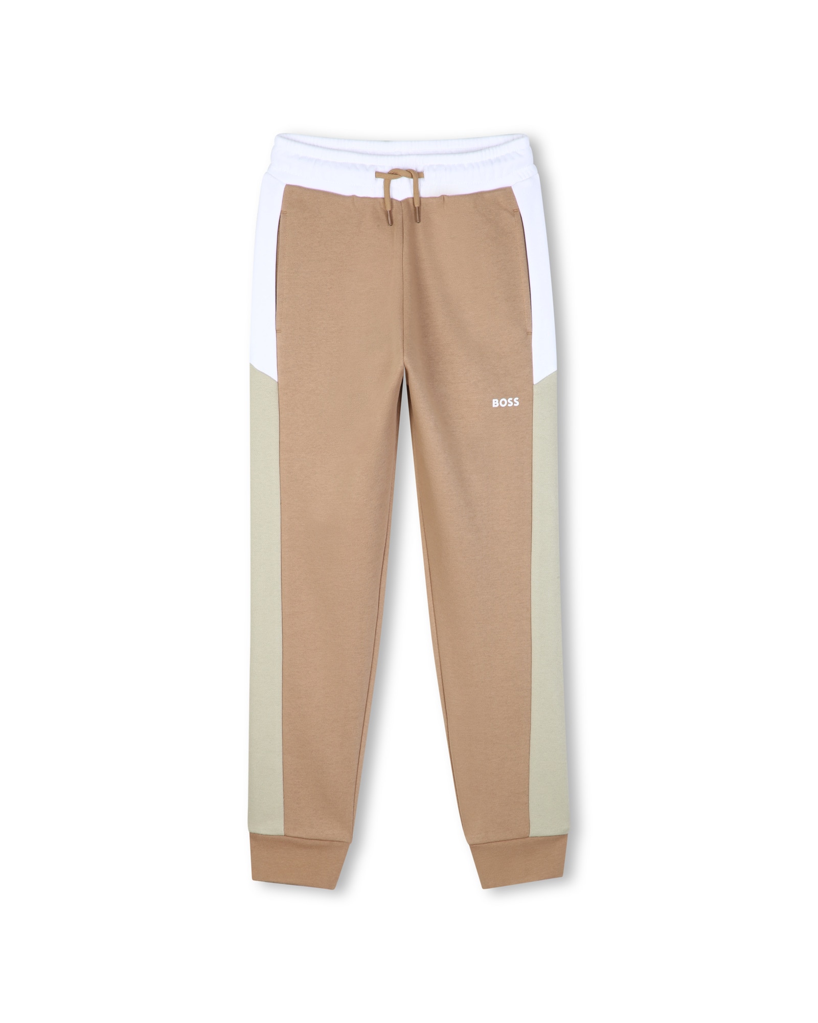 Imagen 1 de Pantalón cinco bolsillos de niño con fantasía - BOSS Kidswear - Marrón claro Marrón claro