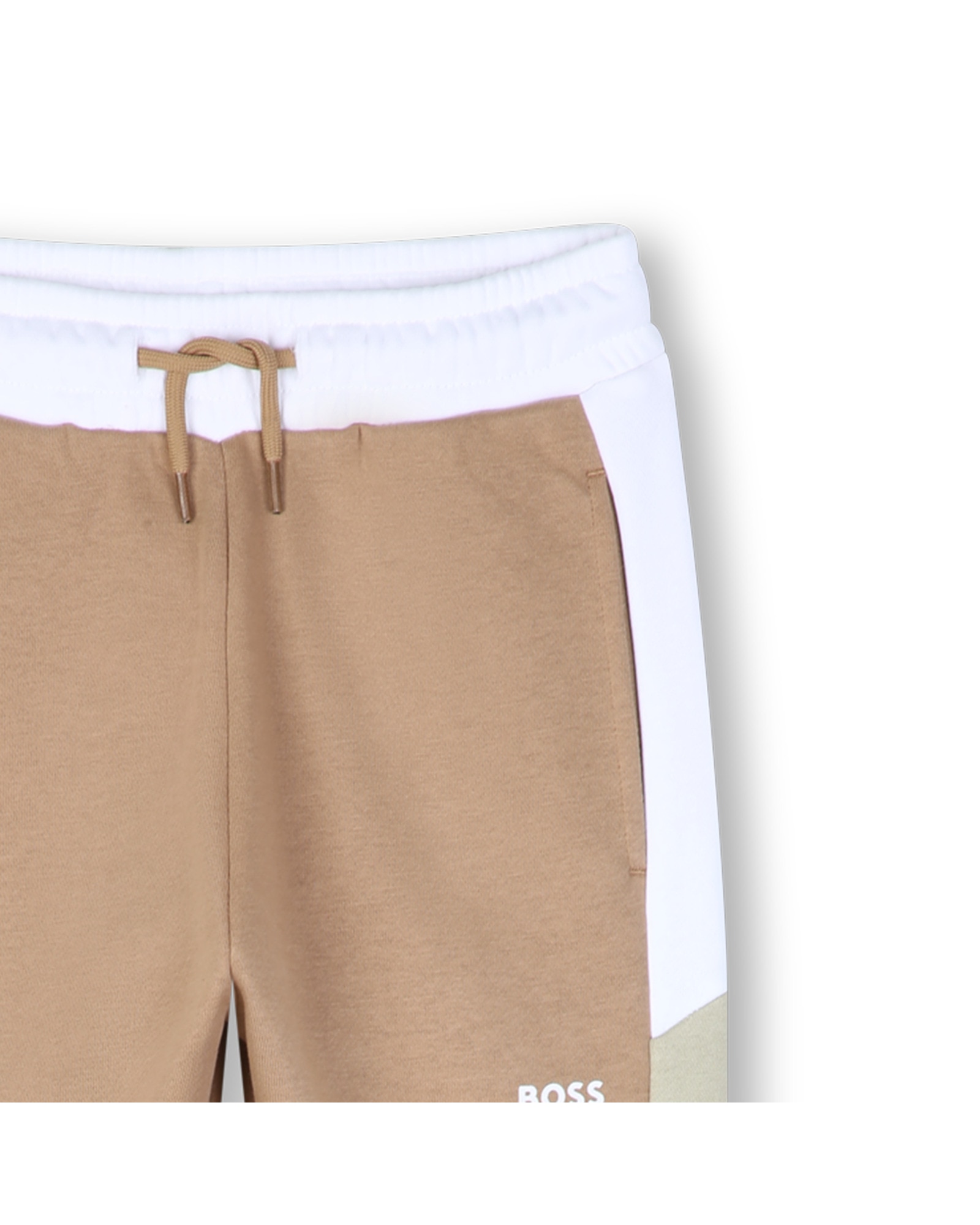 Imagen 2 de Pantalón cinco bolsillos de niño con fantasía - BOSS Kidswear - Marrón claro Marrón claro