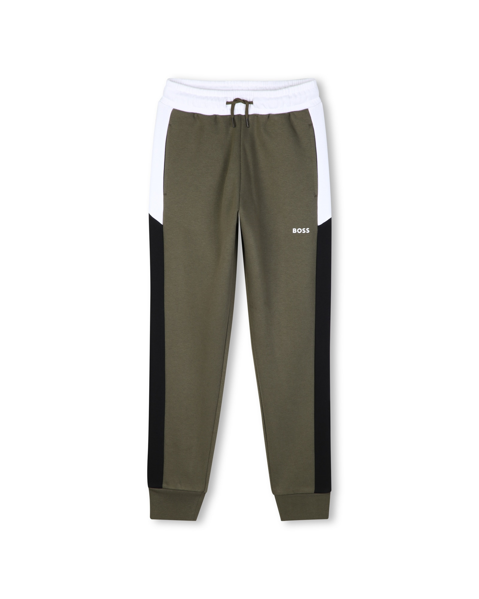 Imagen 1 de Pantalón cinco bolsillos de niño con fantasía - BOSS Kidswear - Verde Verde