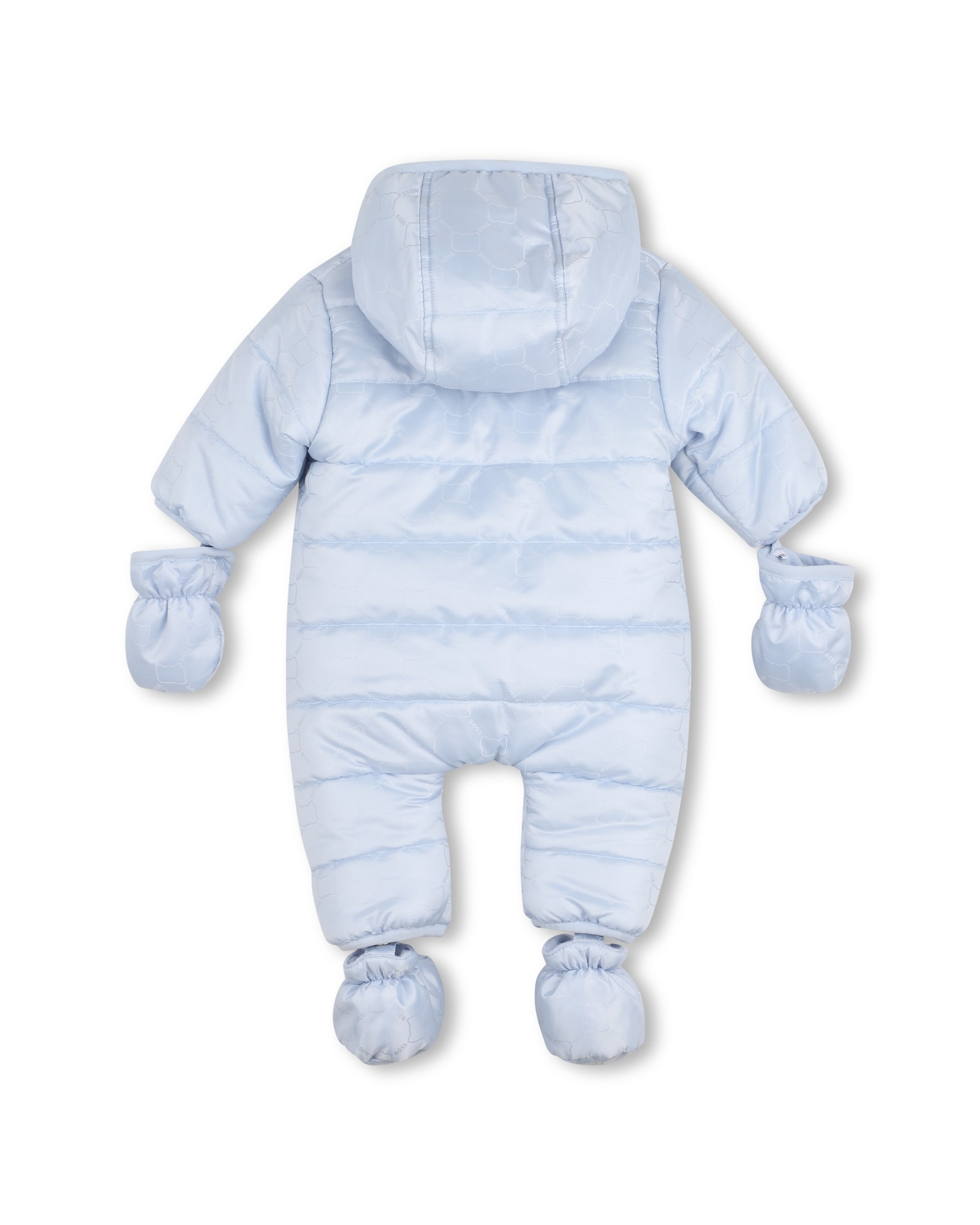Saco de cuna de bebé niño con estampado grande - BOSS Kidswear - Azul claro Azul claro-3