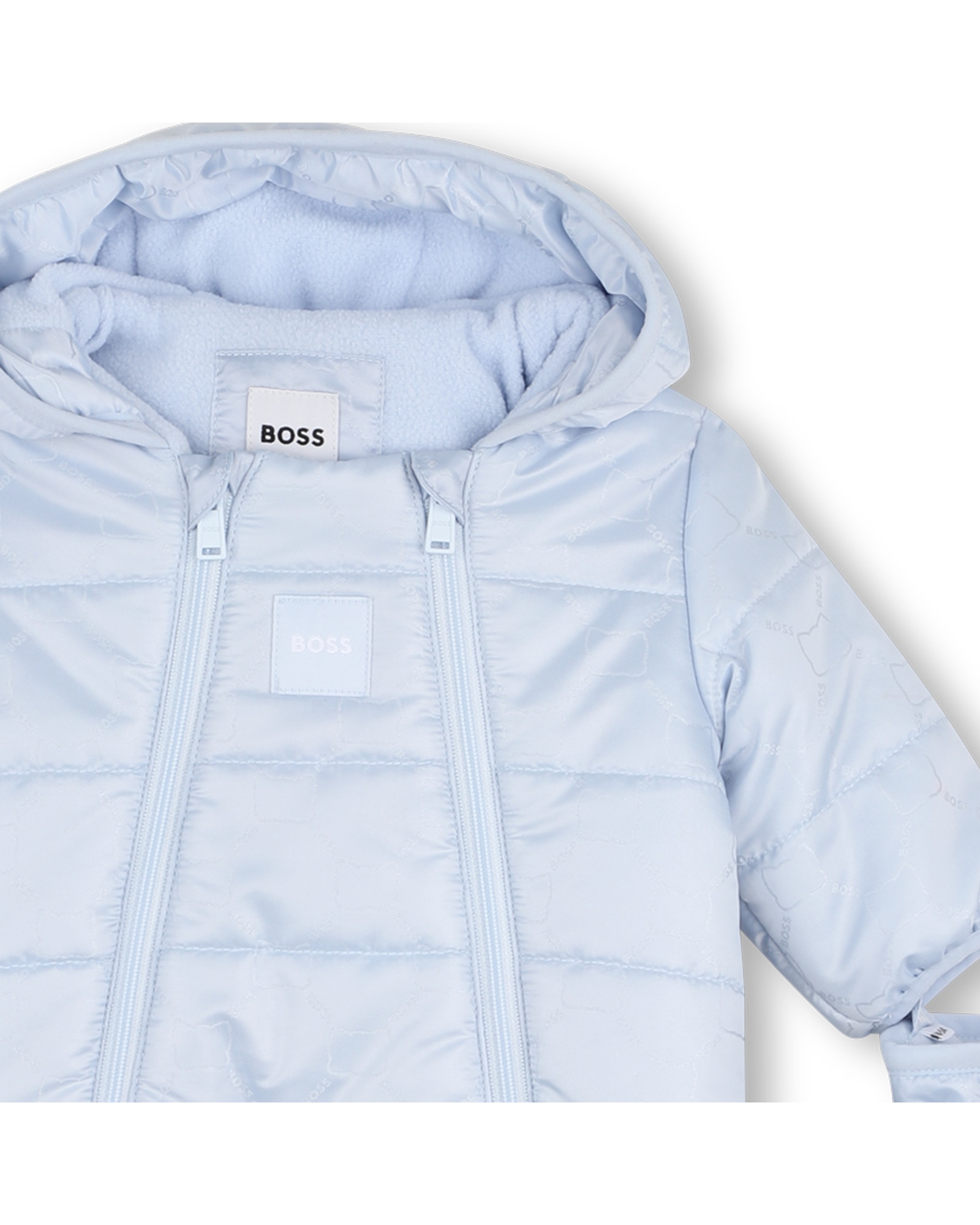 Saco de cuna de bebé niño con estampado grande - BOSS Kidswear - Azul claro Azul claro-5