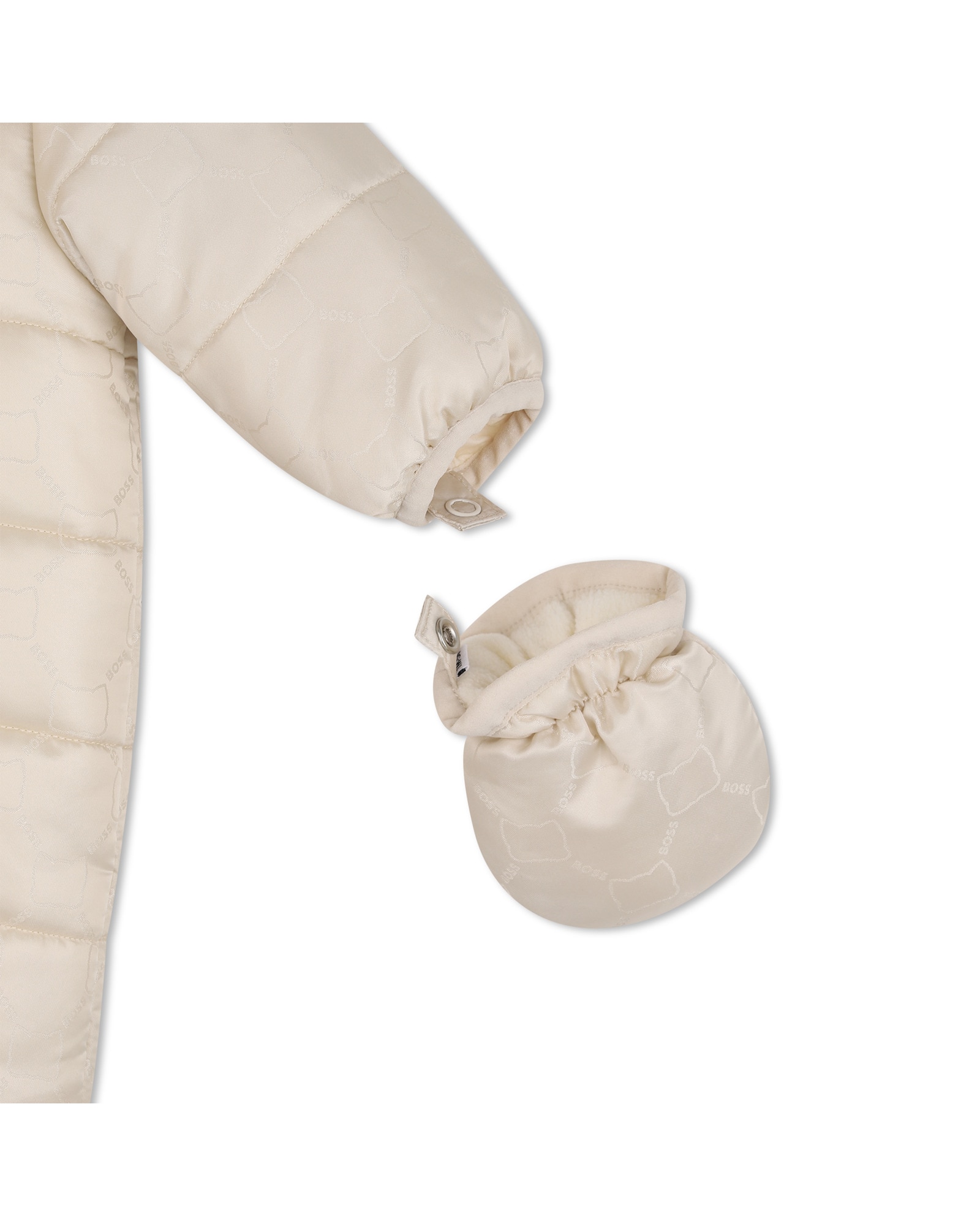 Saco de cuna de bebé niño con estampado grande - BOSS Kidswear - Crudo Crudo-5