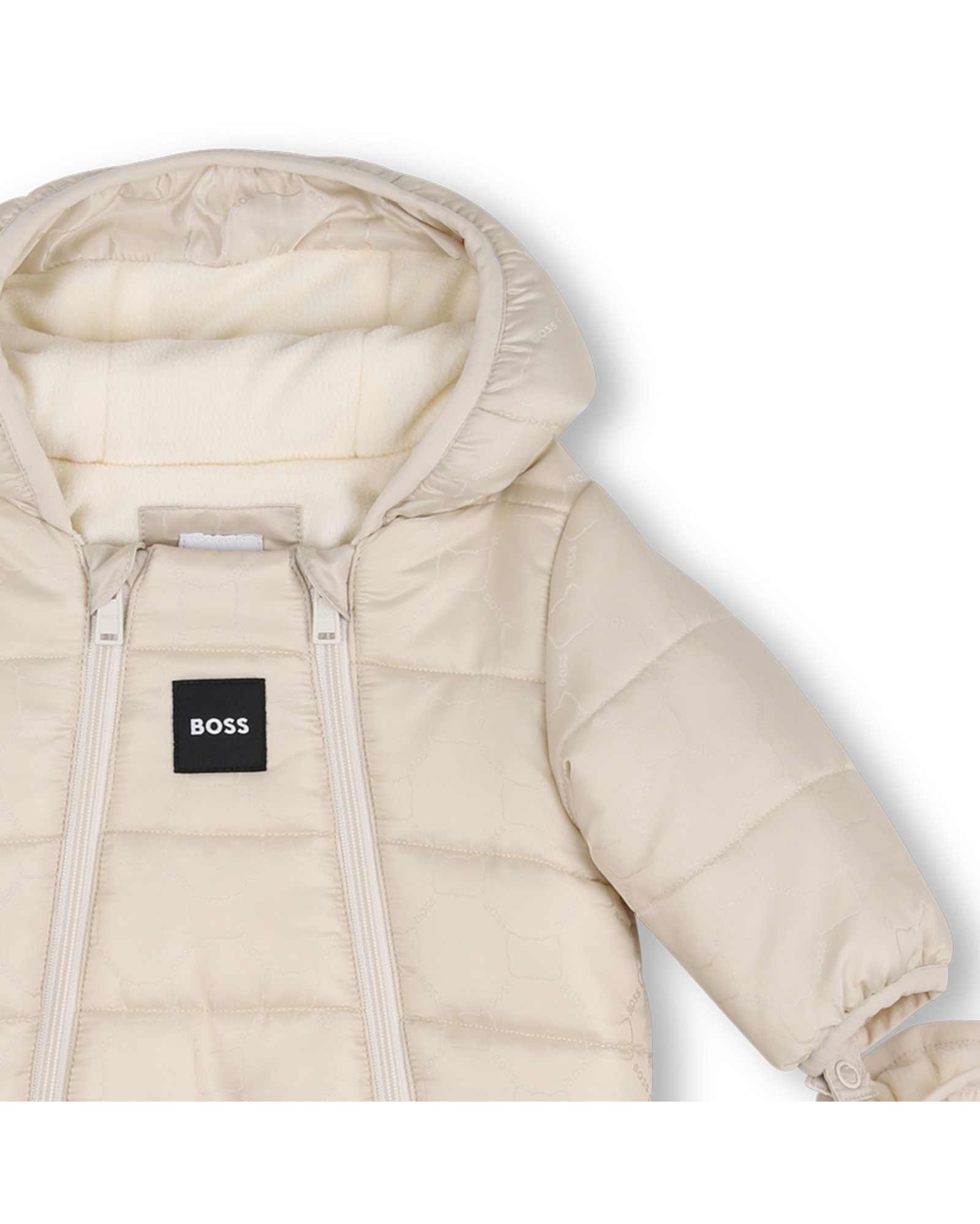 Saco de cuna de bebé niño con estampado grande - BOSS Kidswear - Crudo Crudo-4
