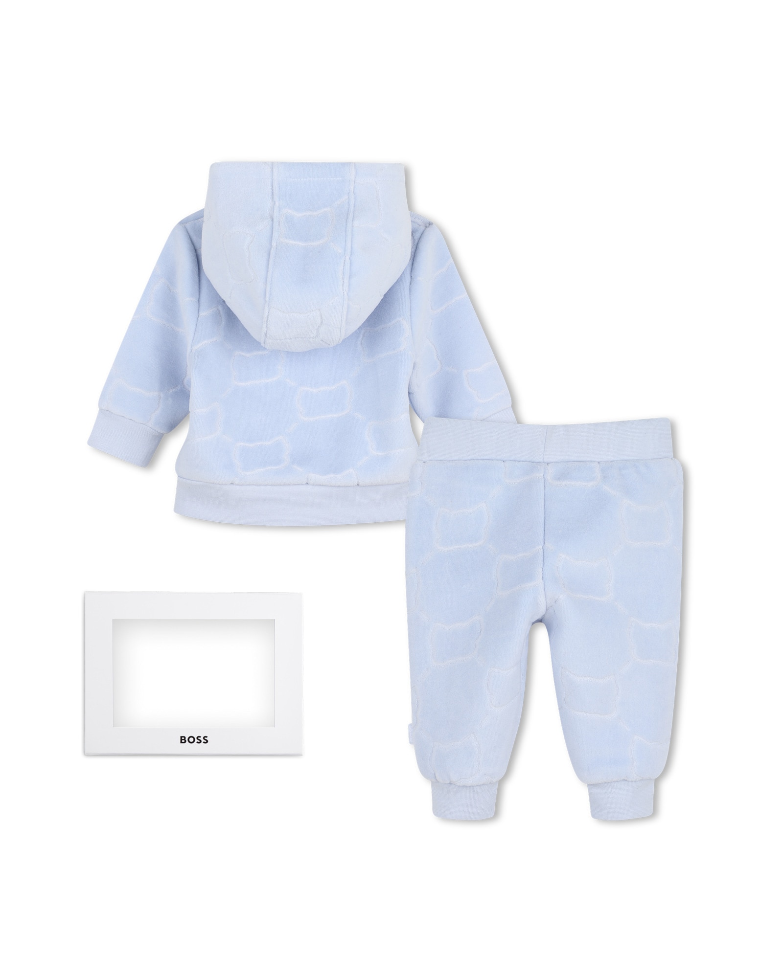 Imagen 3 de Conjunto de bebé niño con estampado grande - BOSS Kidswear - Azul claro Azul claro