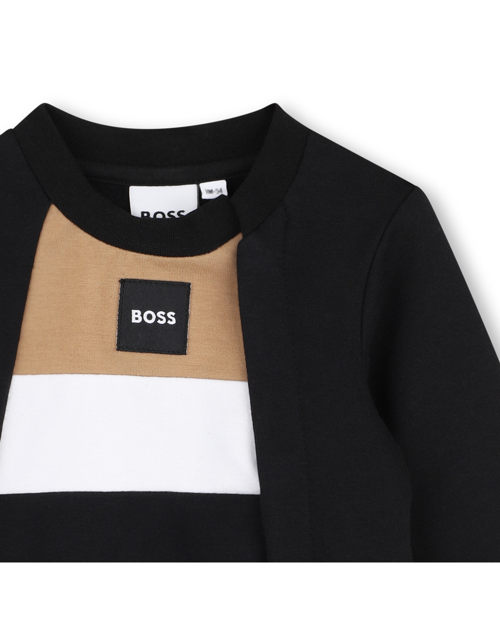 Imagen 7 de Conjunto de bebé niño con estampado grande - BOSS Kidswear - Negro Negro