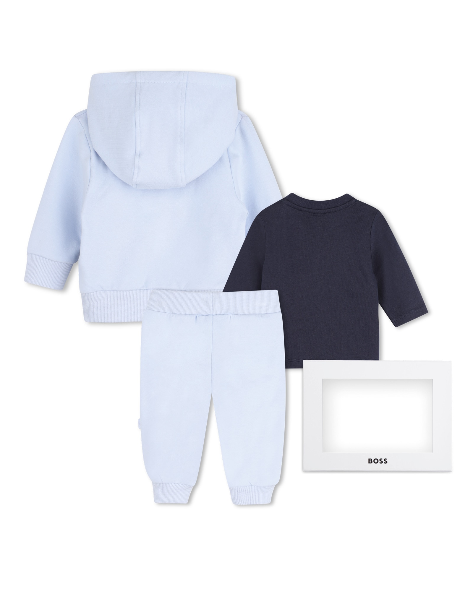 Imagen 3 de Conjunto de bebé niño con estampado grande - BOSS Kidswear - Azul claro Azul claro