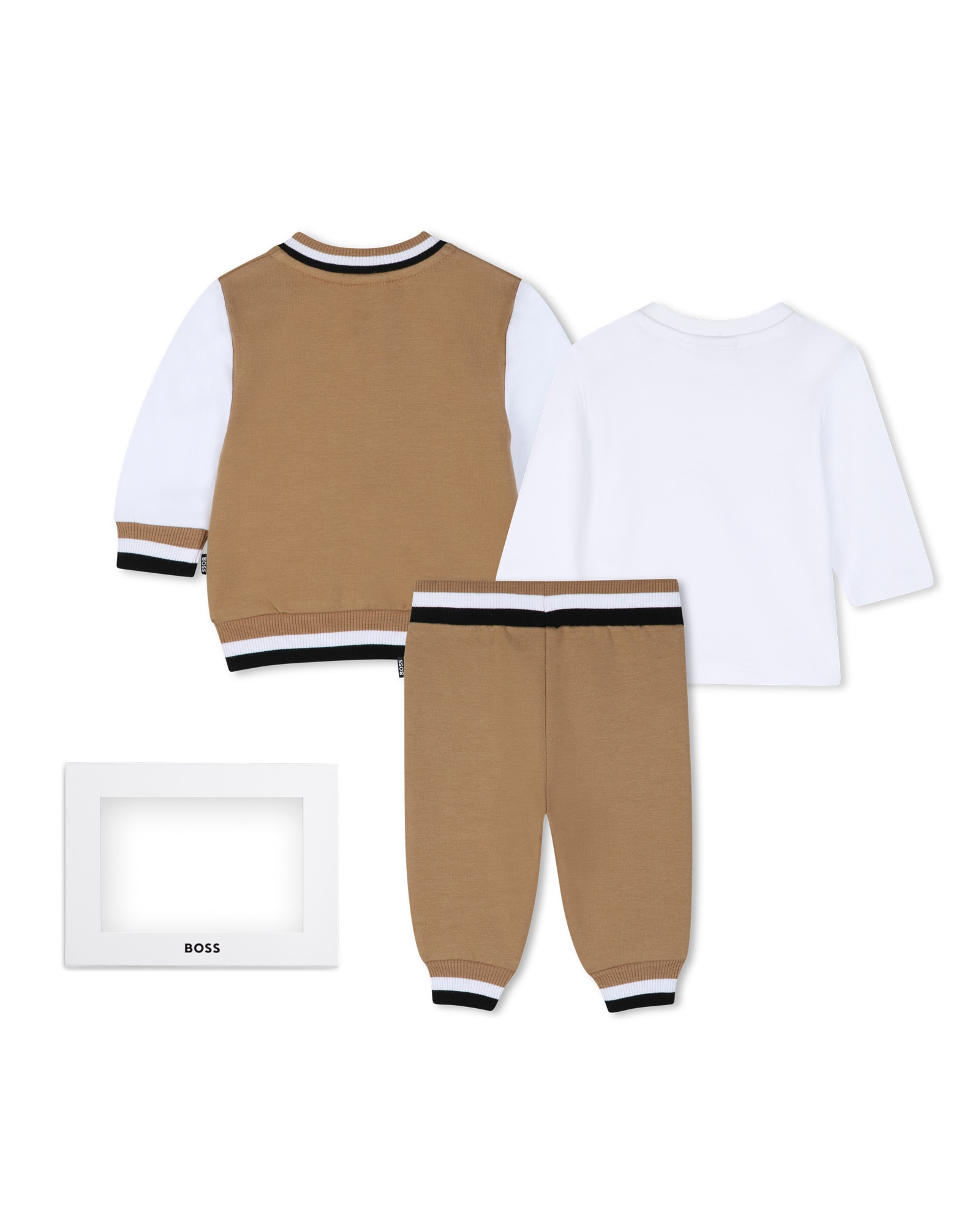 Conjunto de bebé niño con estampado grande - BOSS Kidswear - Marrón claro Marrón claro-3