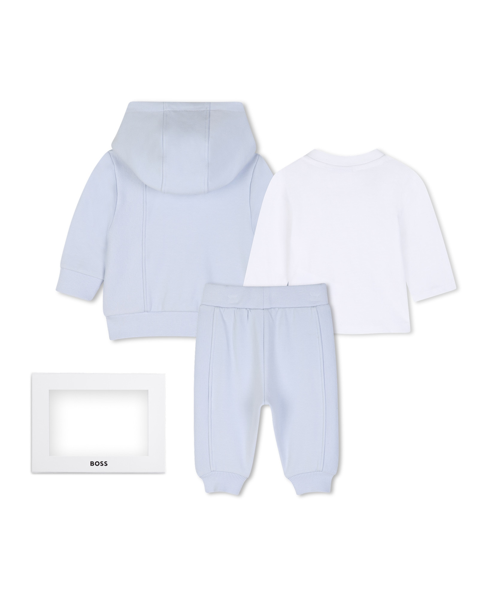 Imagen 3 de Conjunto de bebé niño con estampado grande - BOSS Kidswear - Azul claro Azul claro