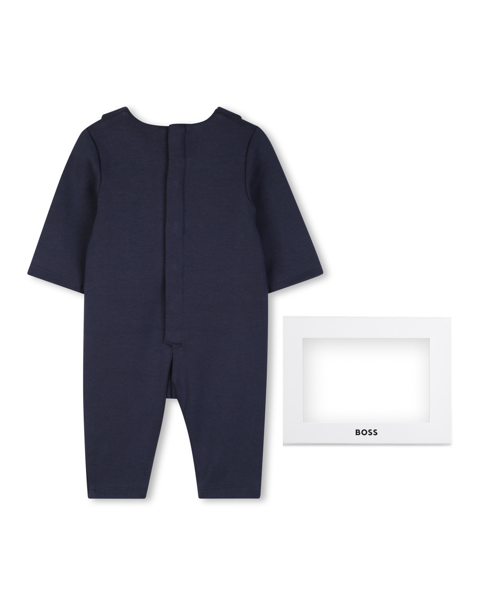 Peto de bebé niño liso - BOSS Kidswear - Azul marino Azul marino-3