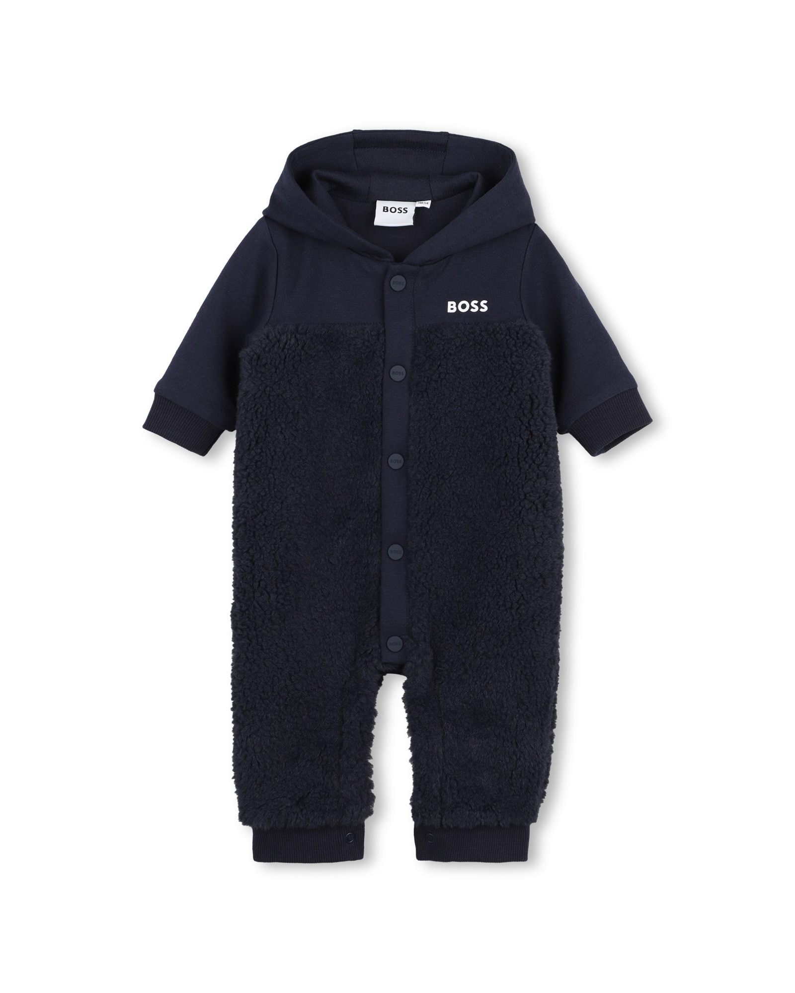 Imagen 0 de Peto de bebé niño con estampado grande Azul marino
