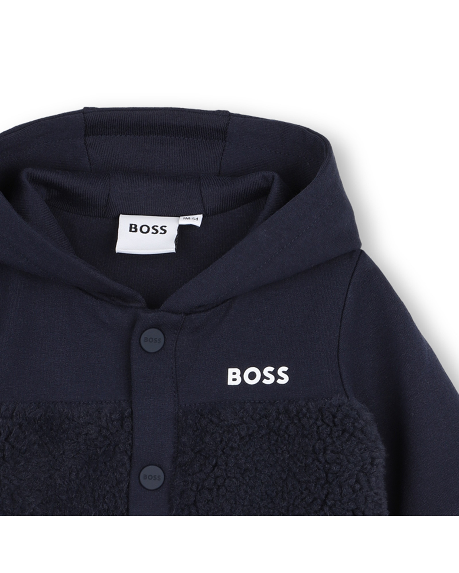 Imagen 2 de Peto de bebé niño con estampado grande - BOSS Kidswear - Azul marino Azul marino