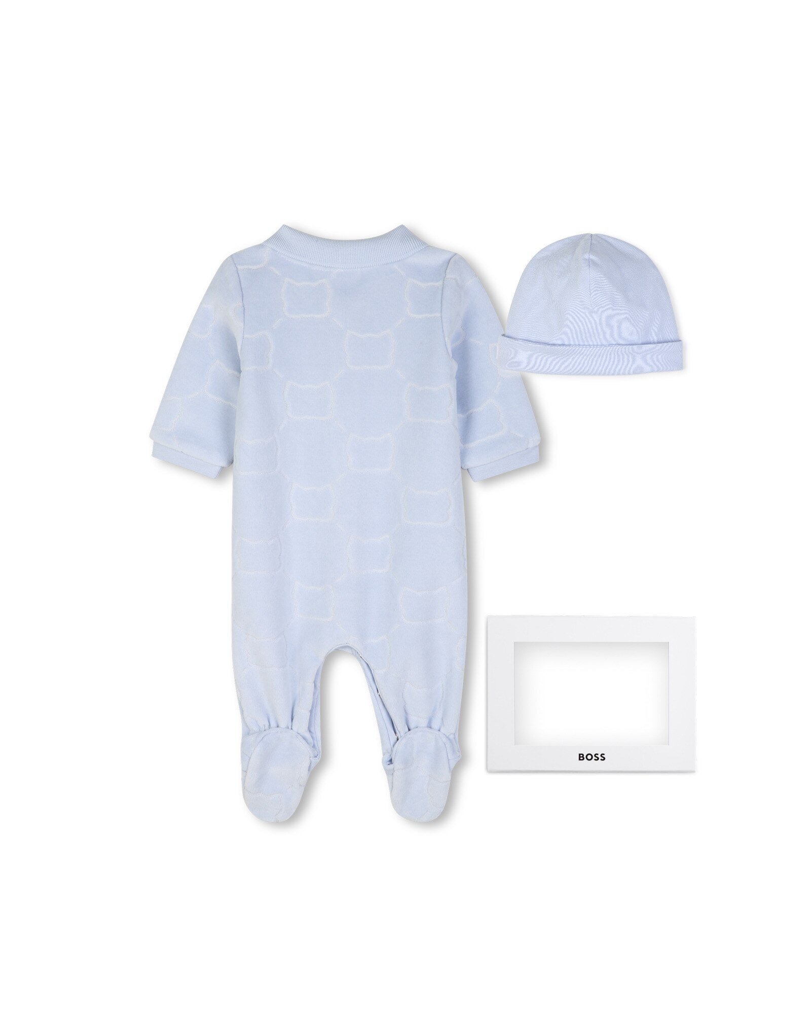 Pijama completo de bebé niño de manga larga con estampado grande - BOSS Kidswear - Azul claro Azul claro-3