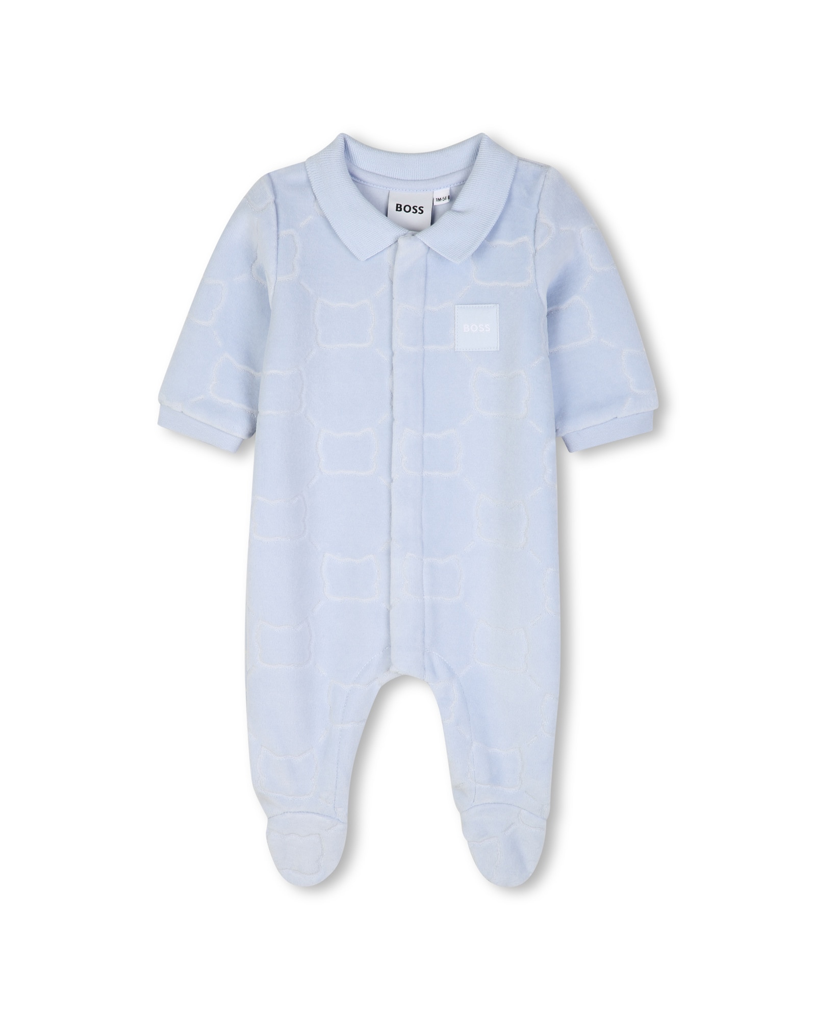 Pijama completo de bebé niño de manga larga con estampado grande - BOSS Kidswear - Azul claro Azul claro-2